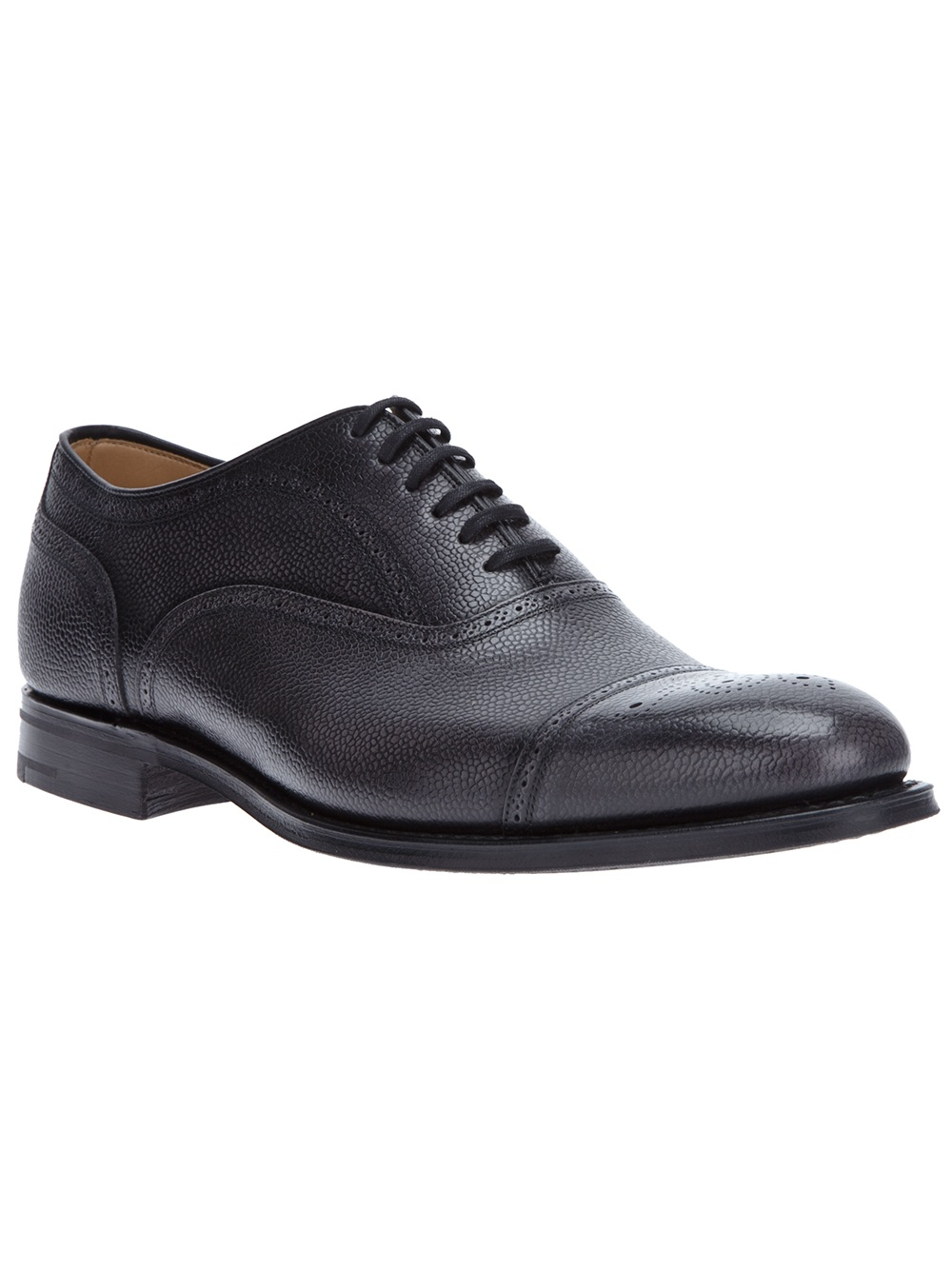 Lyst Church�s Burstock Smoke Brogue in Black for Men Lyst Church�s Burstock Smoke Brogue in Black for Men