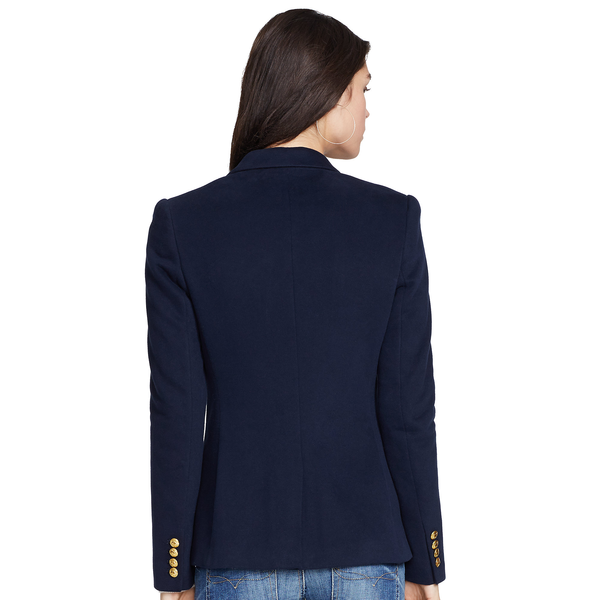 Polo ralph lauren Custom-fit Fleece Blazer in Blue (Aviator Navy) | Lyst