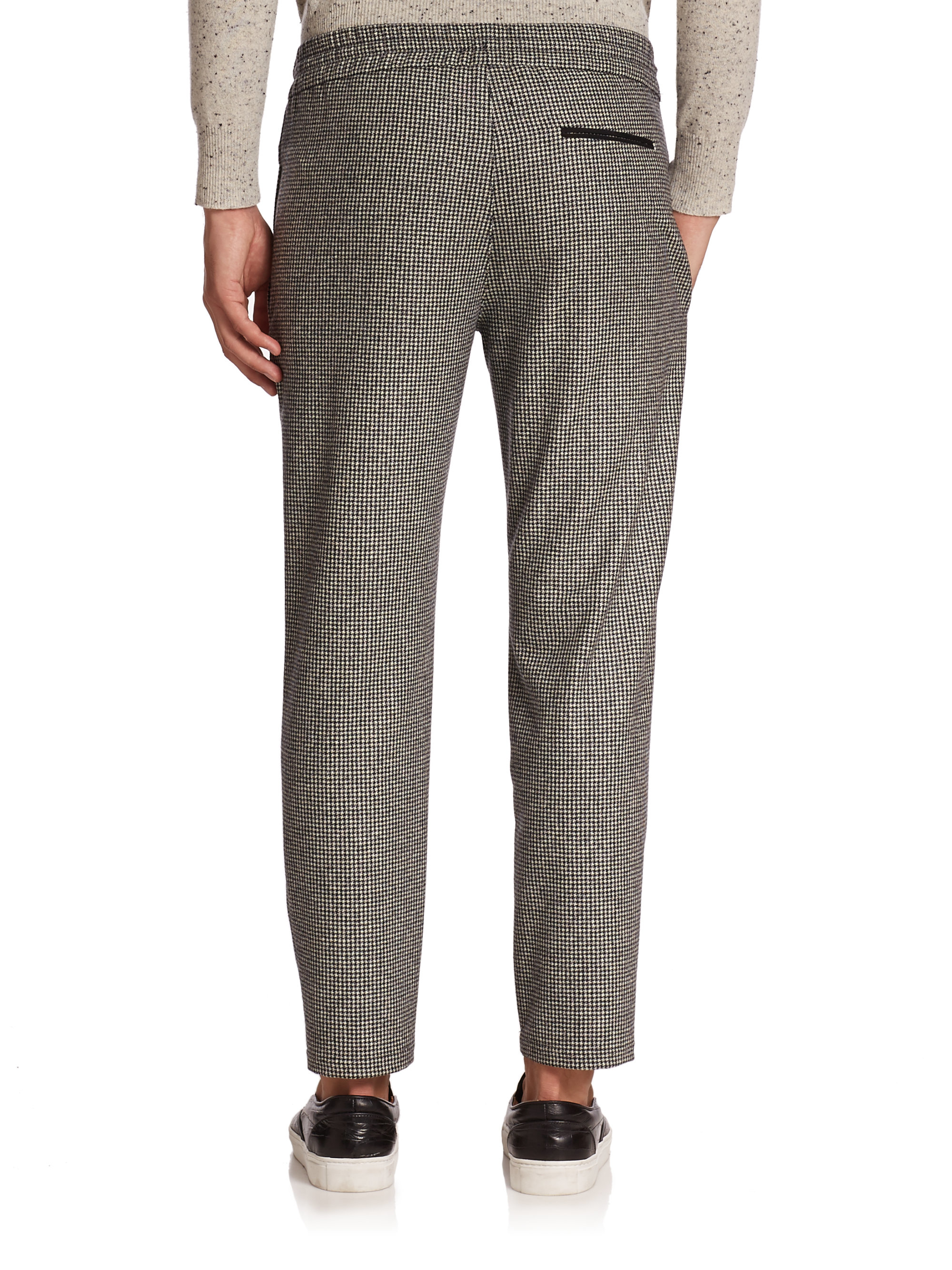houndstooth lounge pants