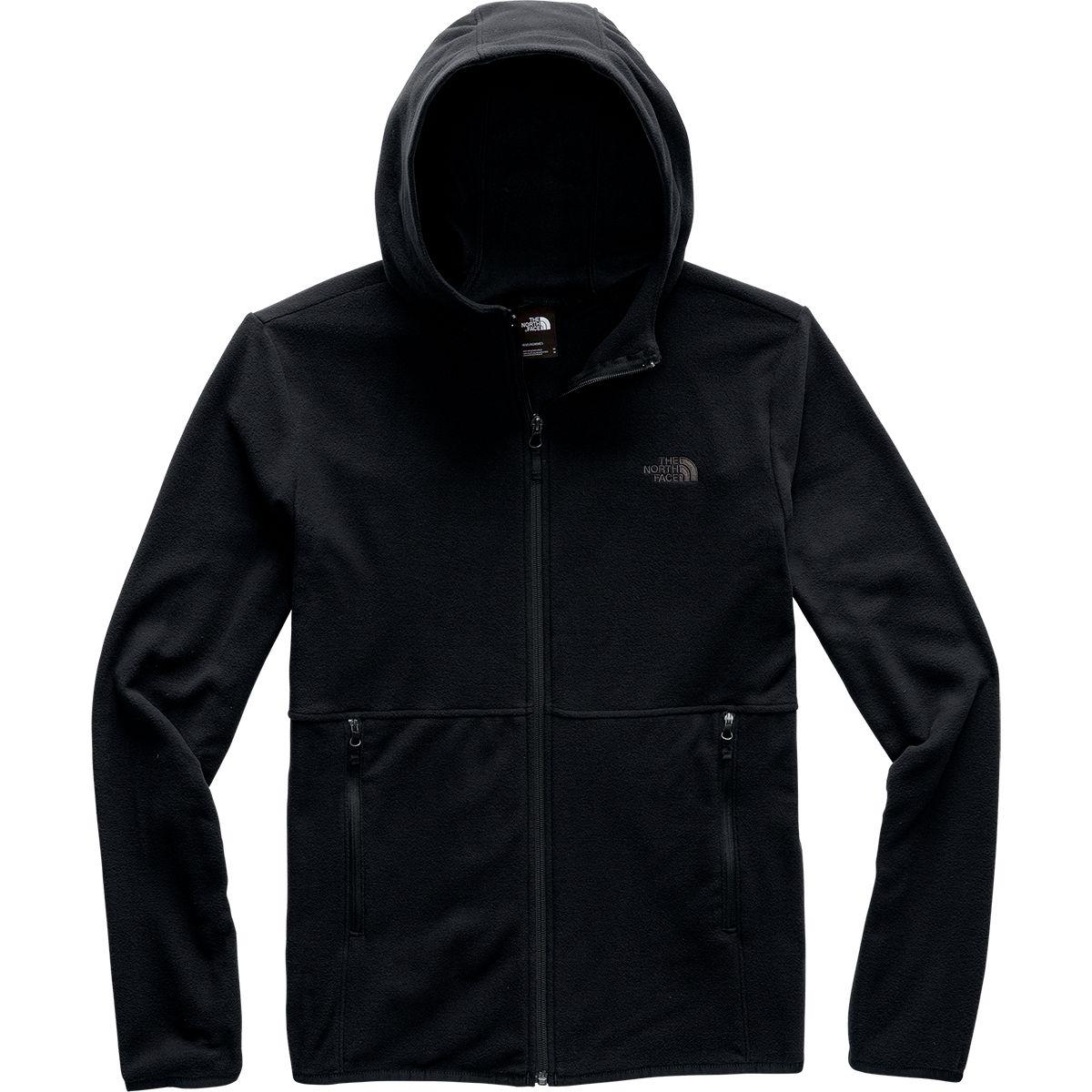 The North Face Tka Glacier Full-zip Hooded Fleece Jacket in Black for ...