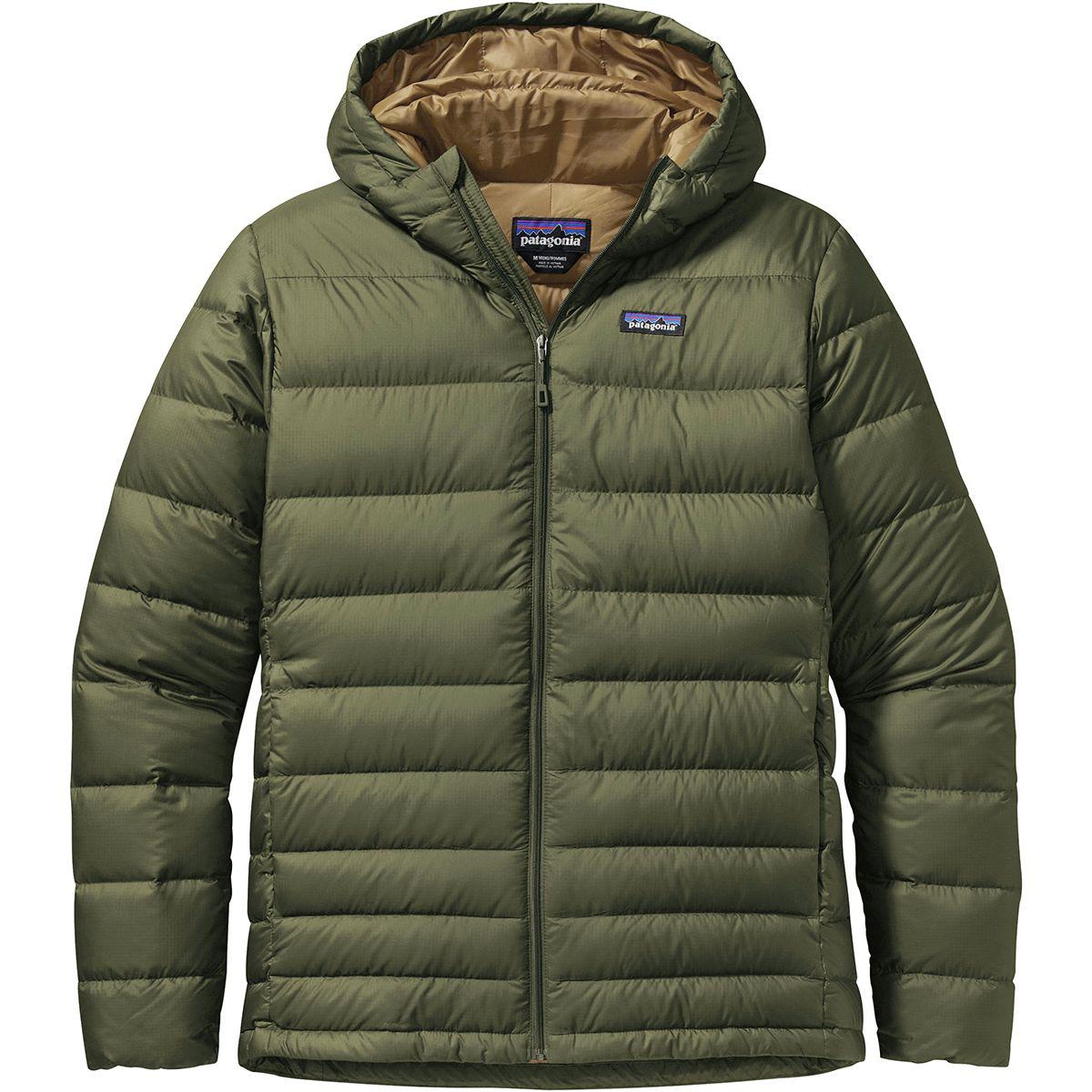 Patagonia Goose Hi-loft Hooded Down Sweater Jacket in Green for Men - Lyst