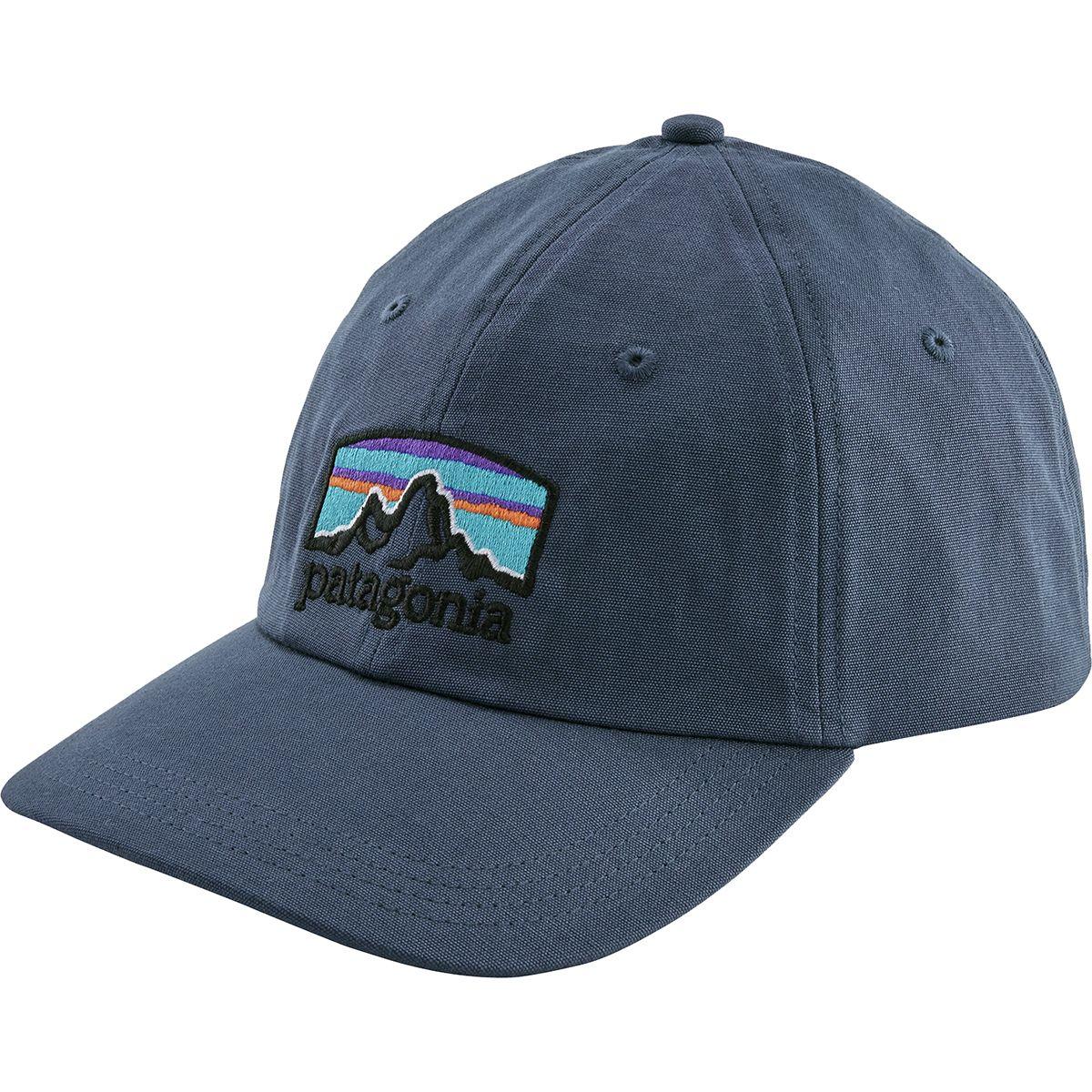 patagonia fitz roy horizons trucker hat dolomite blue