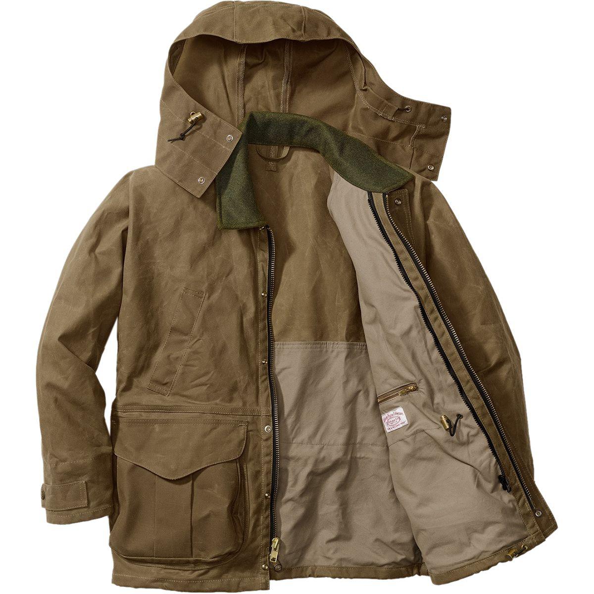 Filson Tin Cloth Field Jacket in Brown for Men - Lyst