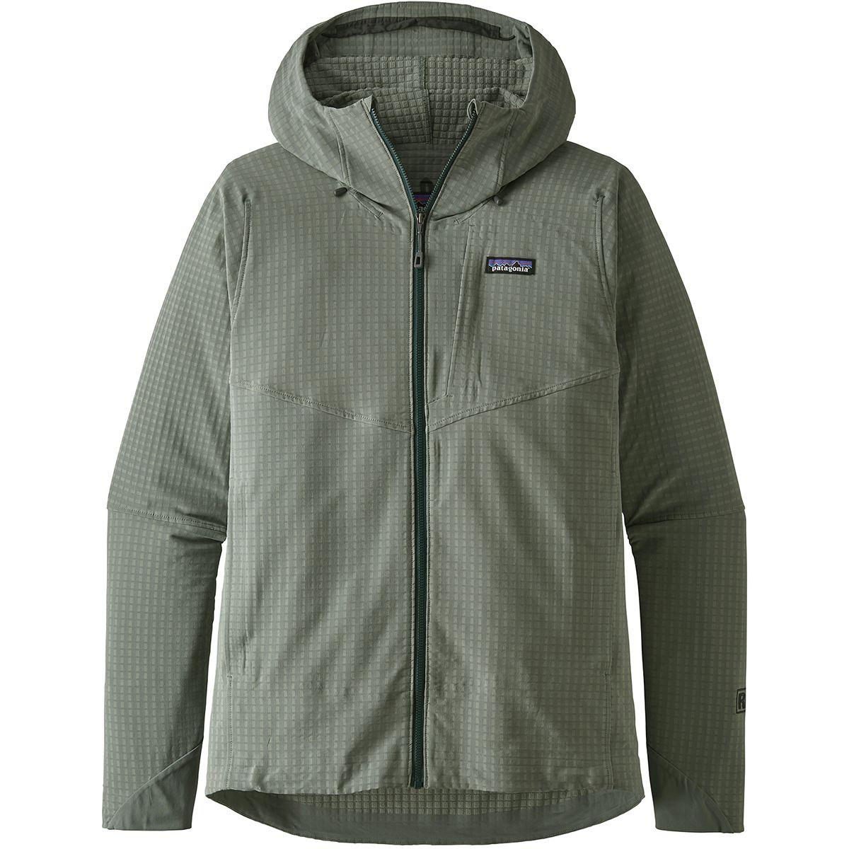 Lyst - Patagonia R1 Techface Hooded Fleece Jacket in Gray for Men