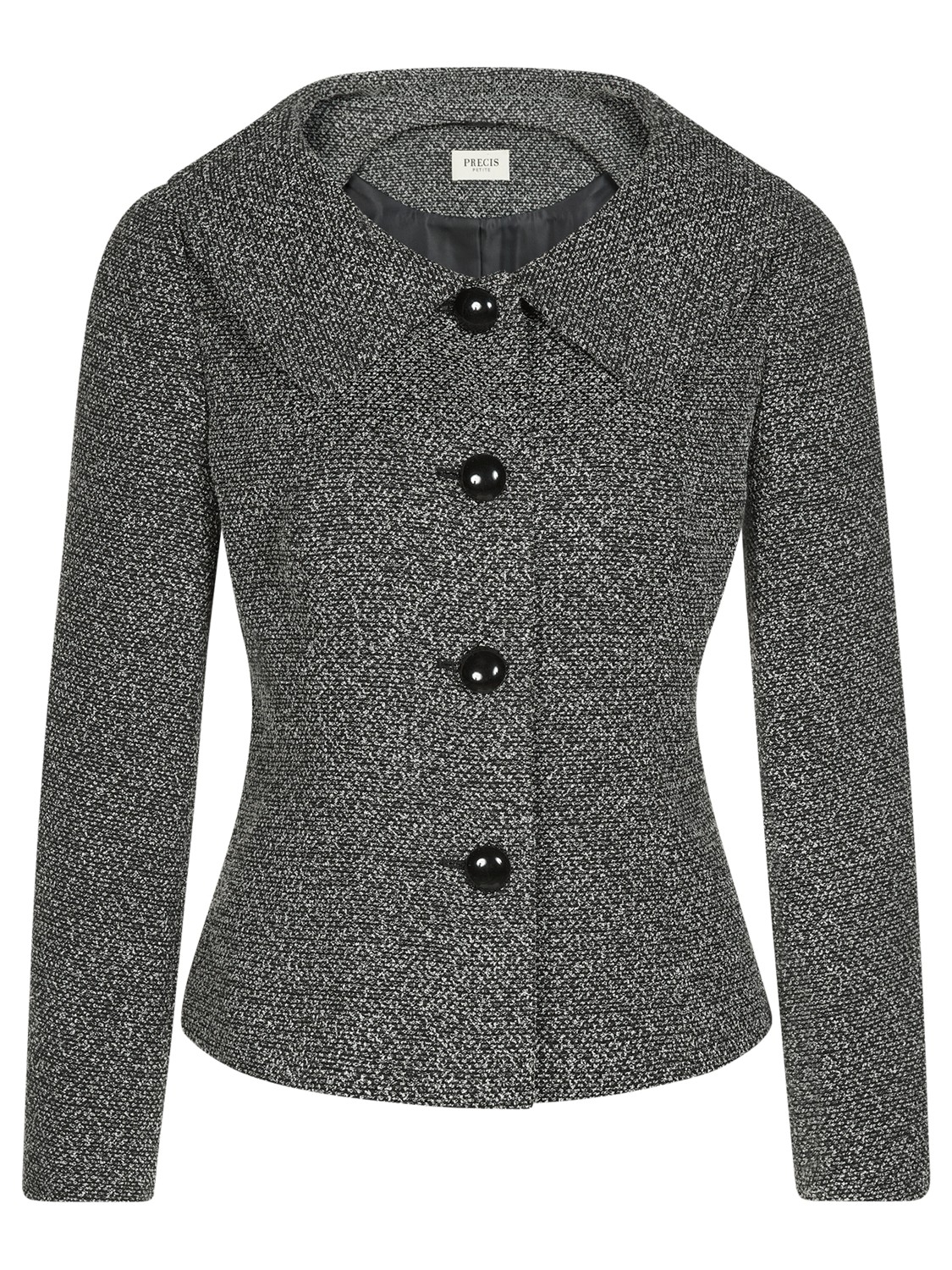 Precis Petite Tweed Boucle Jacket in Gray (grey) | Lyst