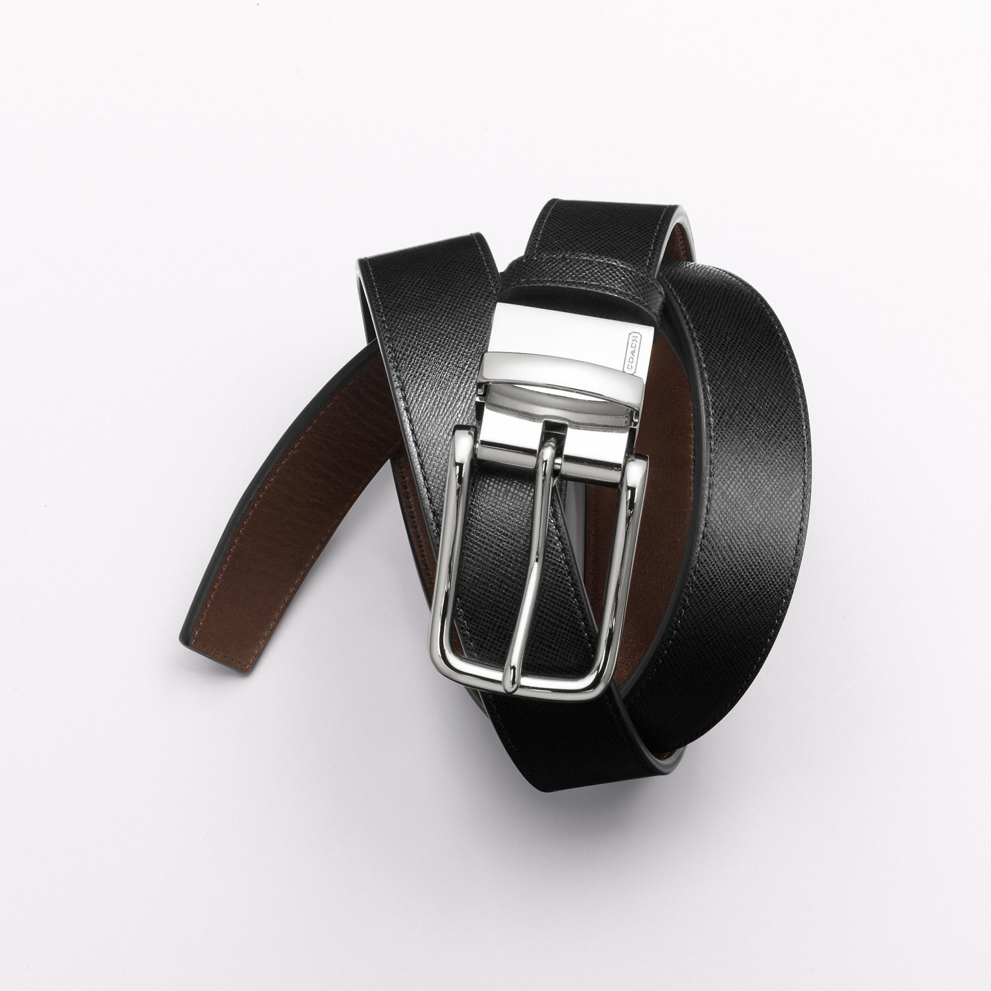 Lyst - Coach Boxed Cut-To-Size Reversible Belt in Brown for Men