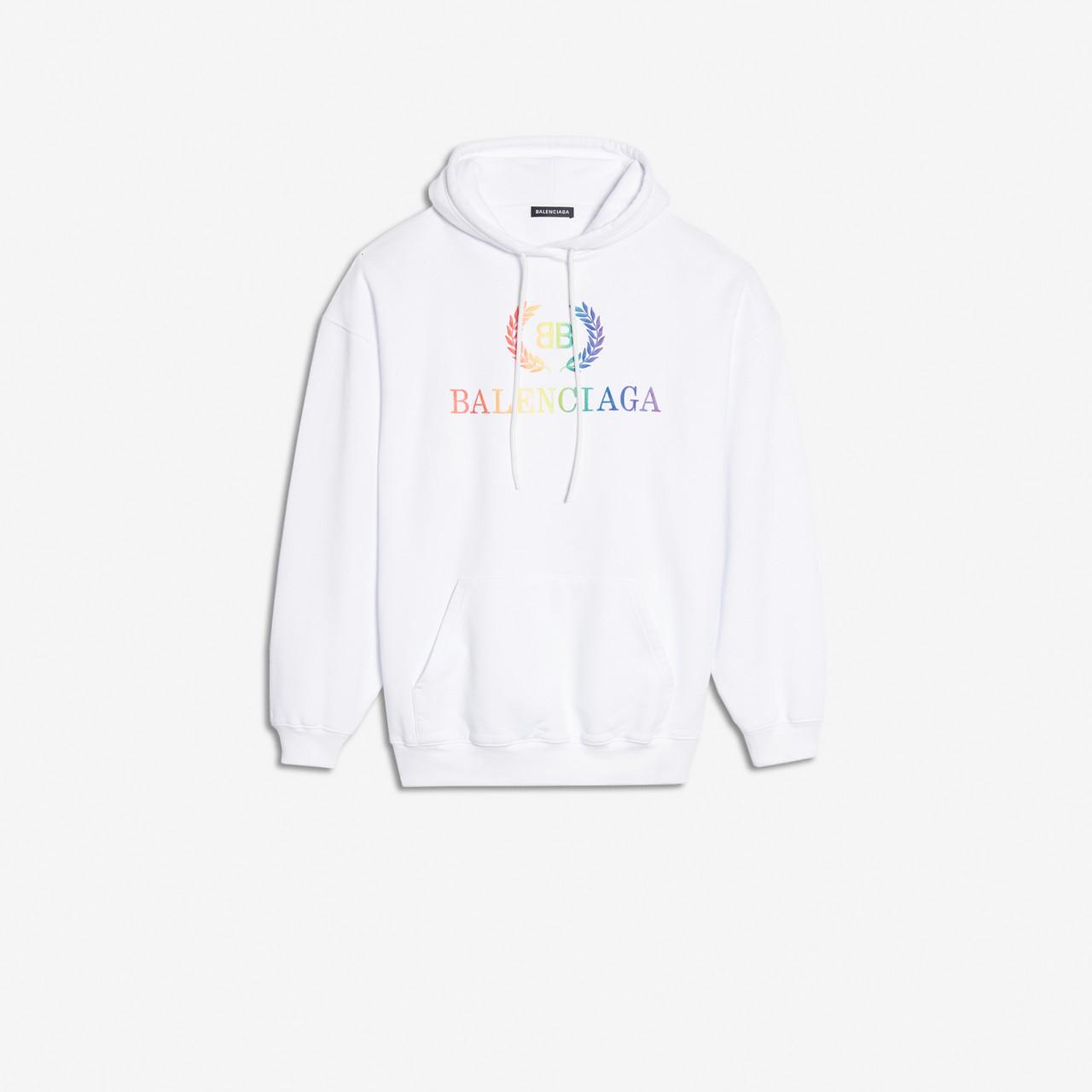 balenciaga bb hoodie grey