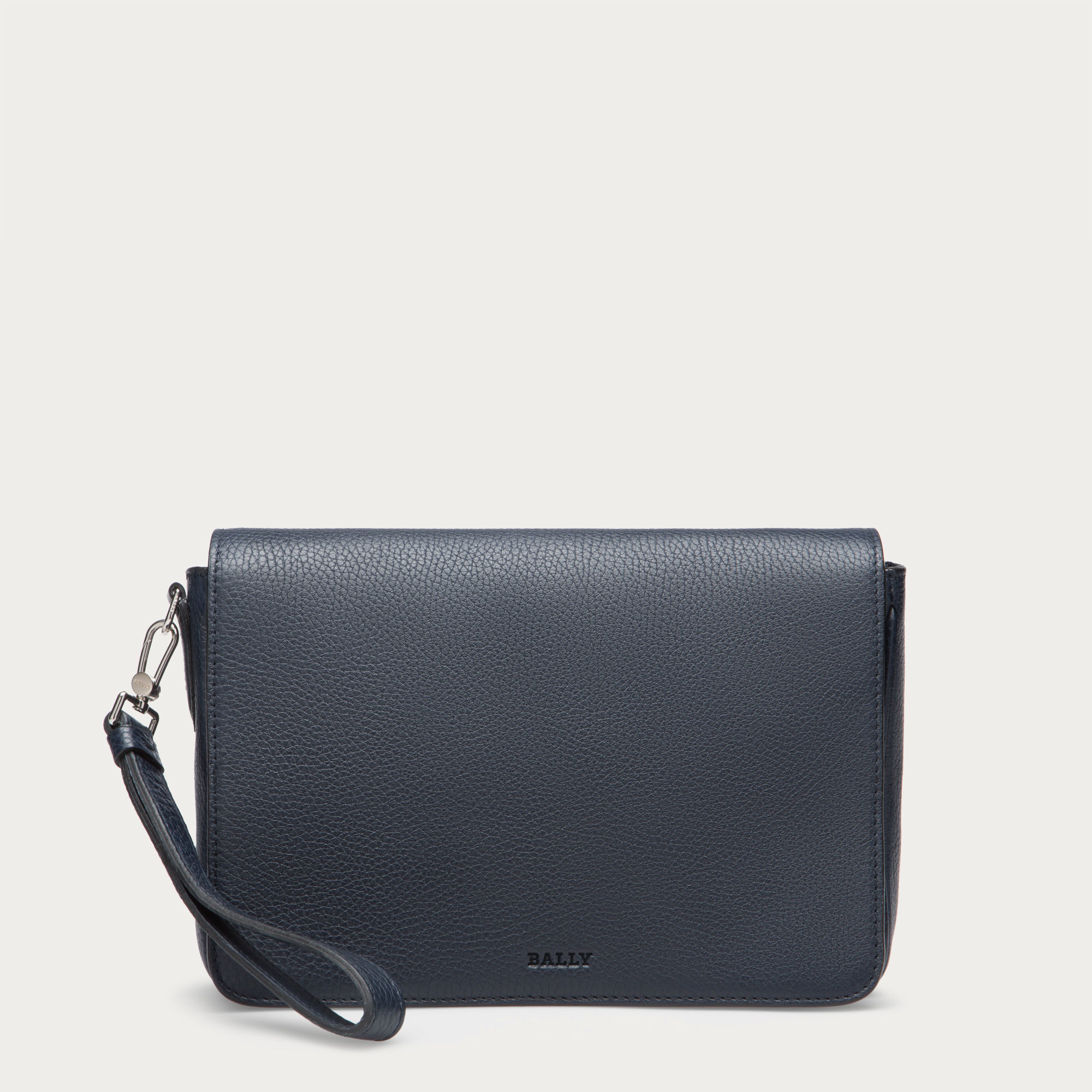 Lyst - Bally Steon Men ́s Grained Leather Clutch Bag In Ink in Blue