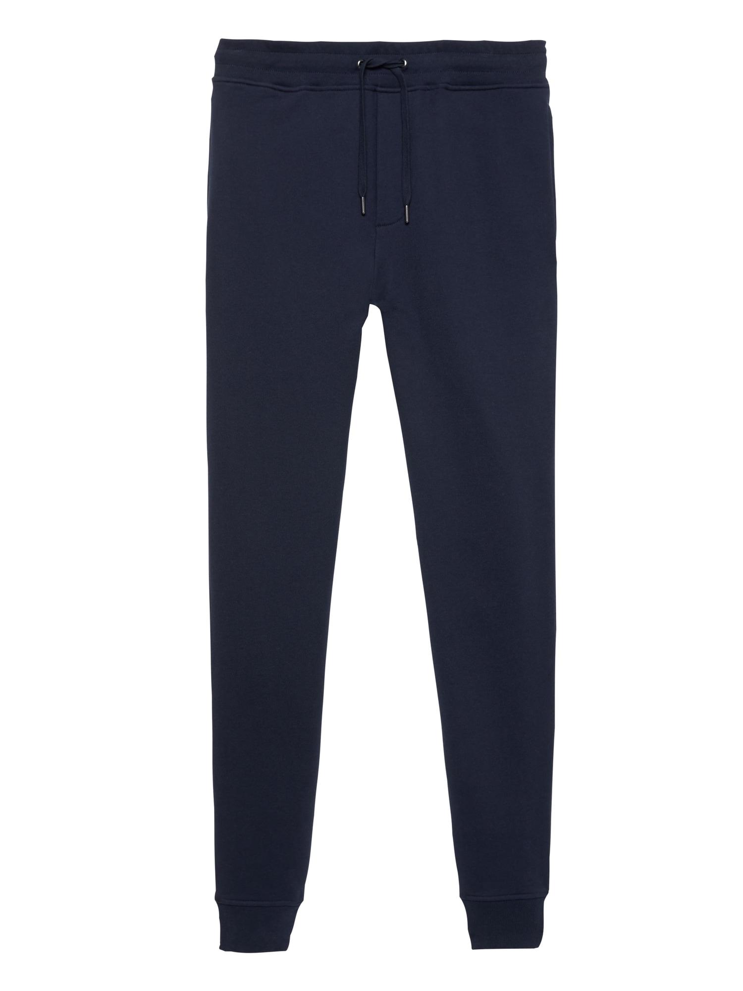 french terry jogger banana republic