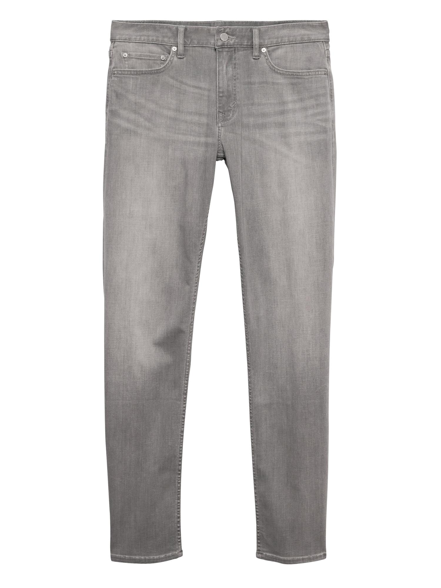 Banana Republic Athletic Tapered Rapid Movement Denim Jean in Marble ...