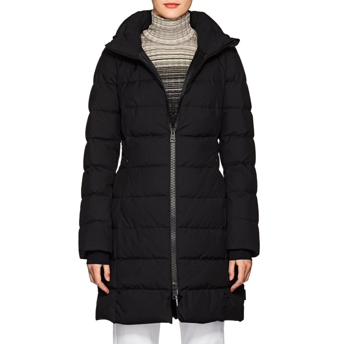 Lyst - Herno Down Long Puffer Coat in Black