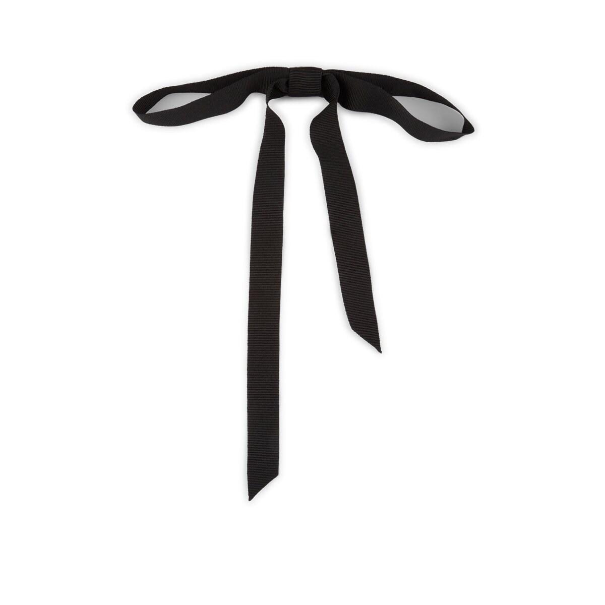 Gucci Grosgrain Ribbon Silk Bow Tie in Black for Men - Lyst