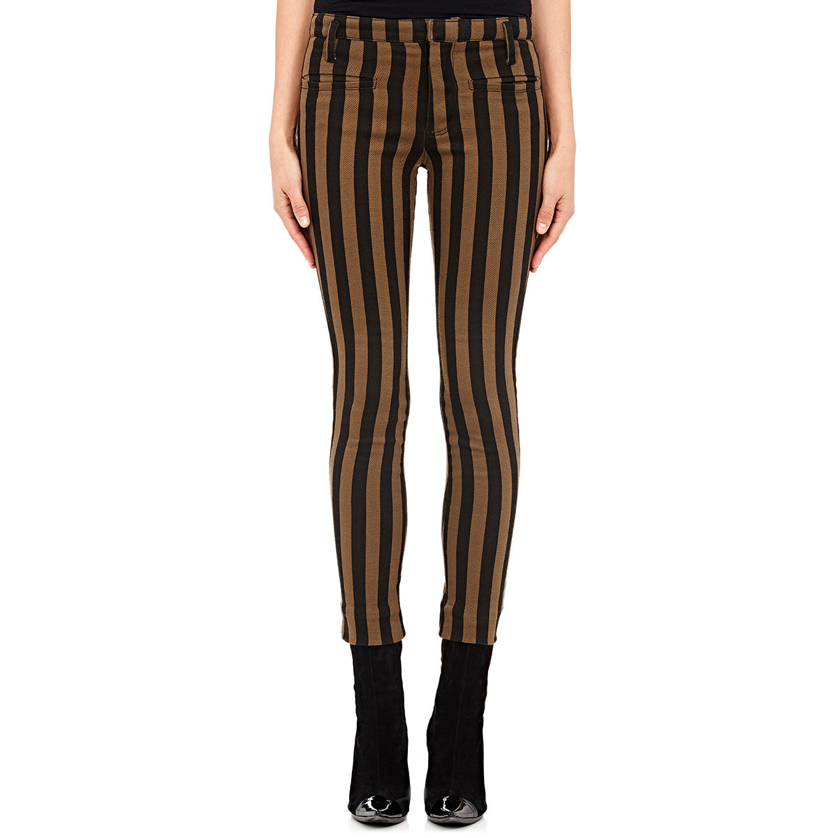 striped slacks womens man sexy too