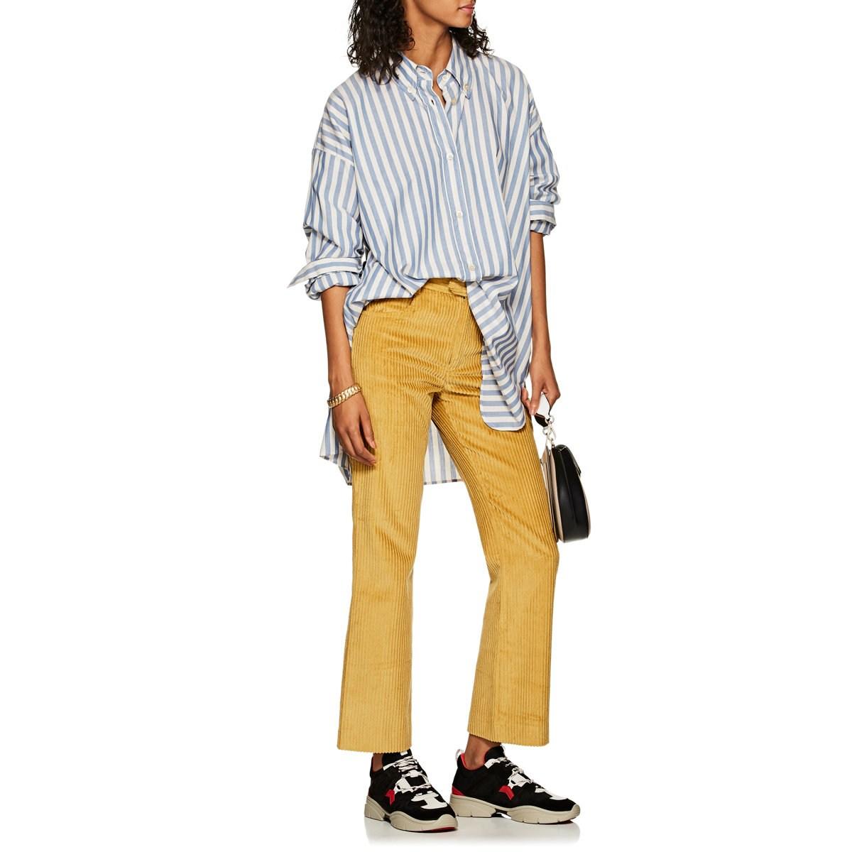 Lyst Isabel Marant Maca Striped Oversized Button Down