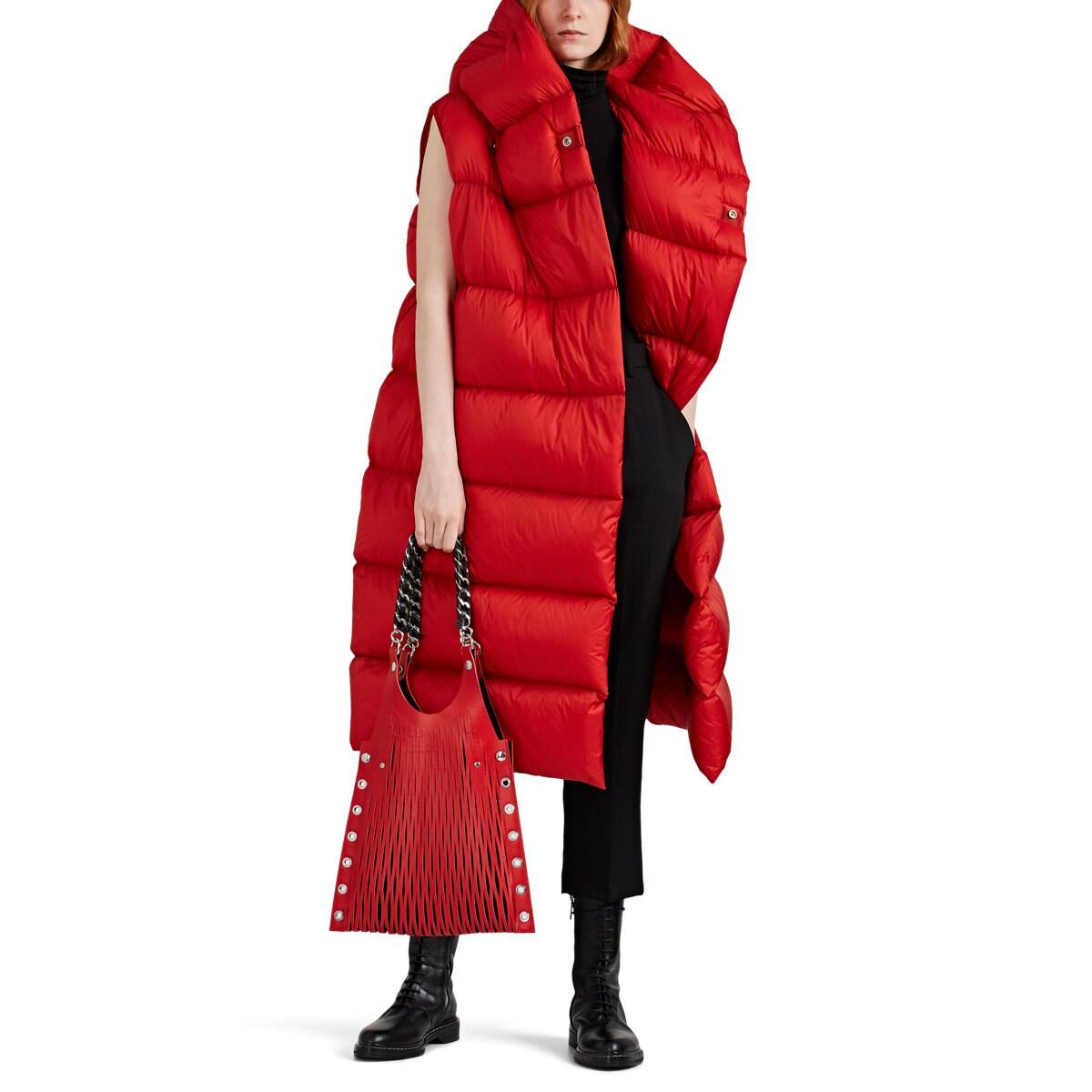 rick owens red puffer