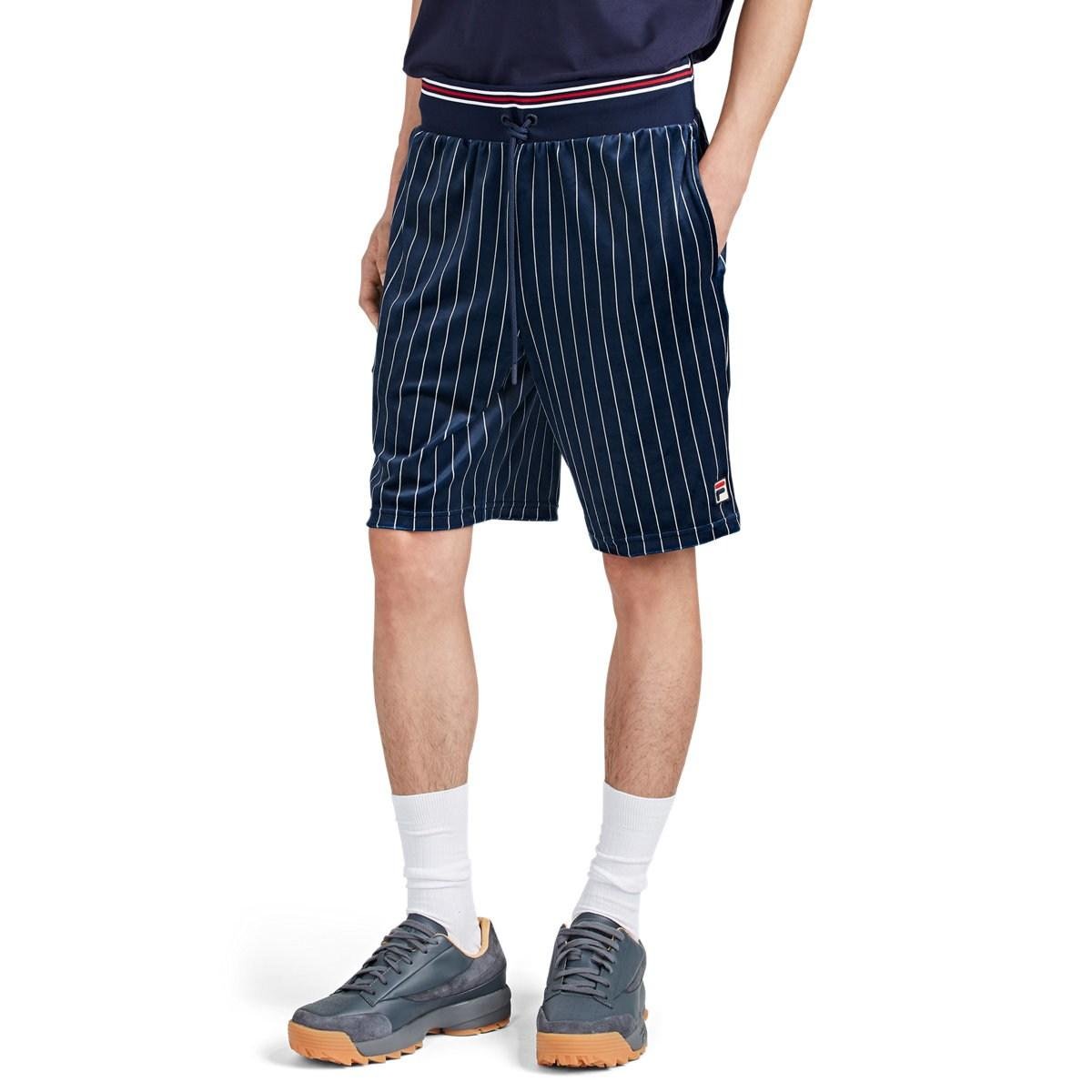 fila velour shorts