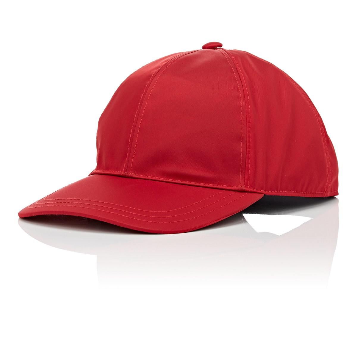 prada hat red