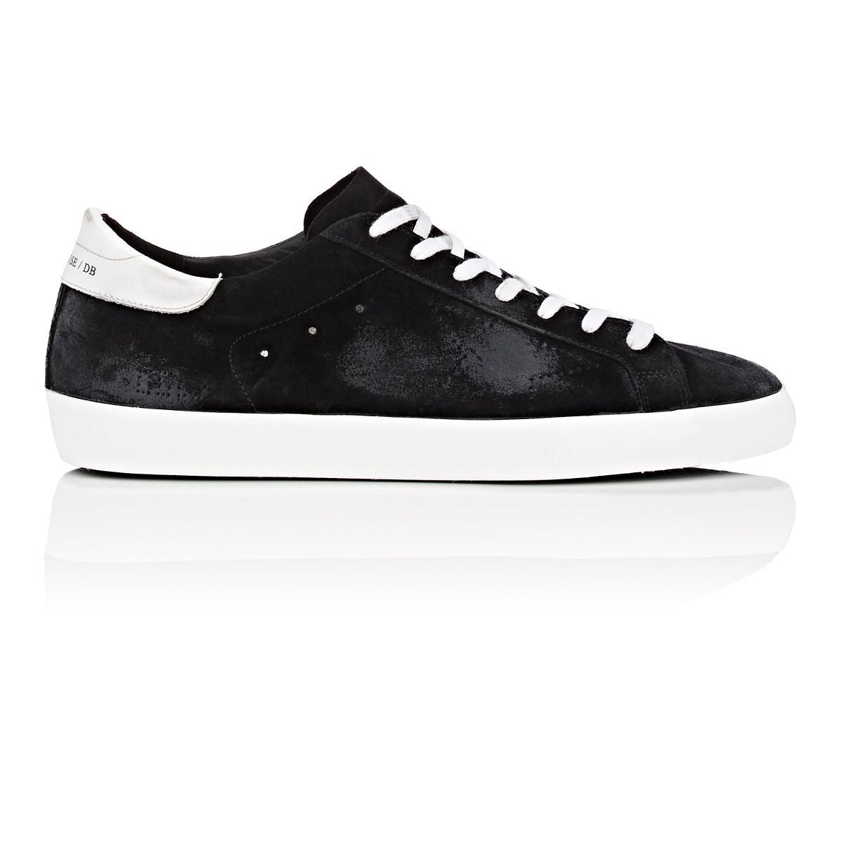 black suede golden goose sneakers