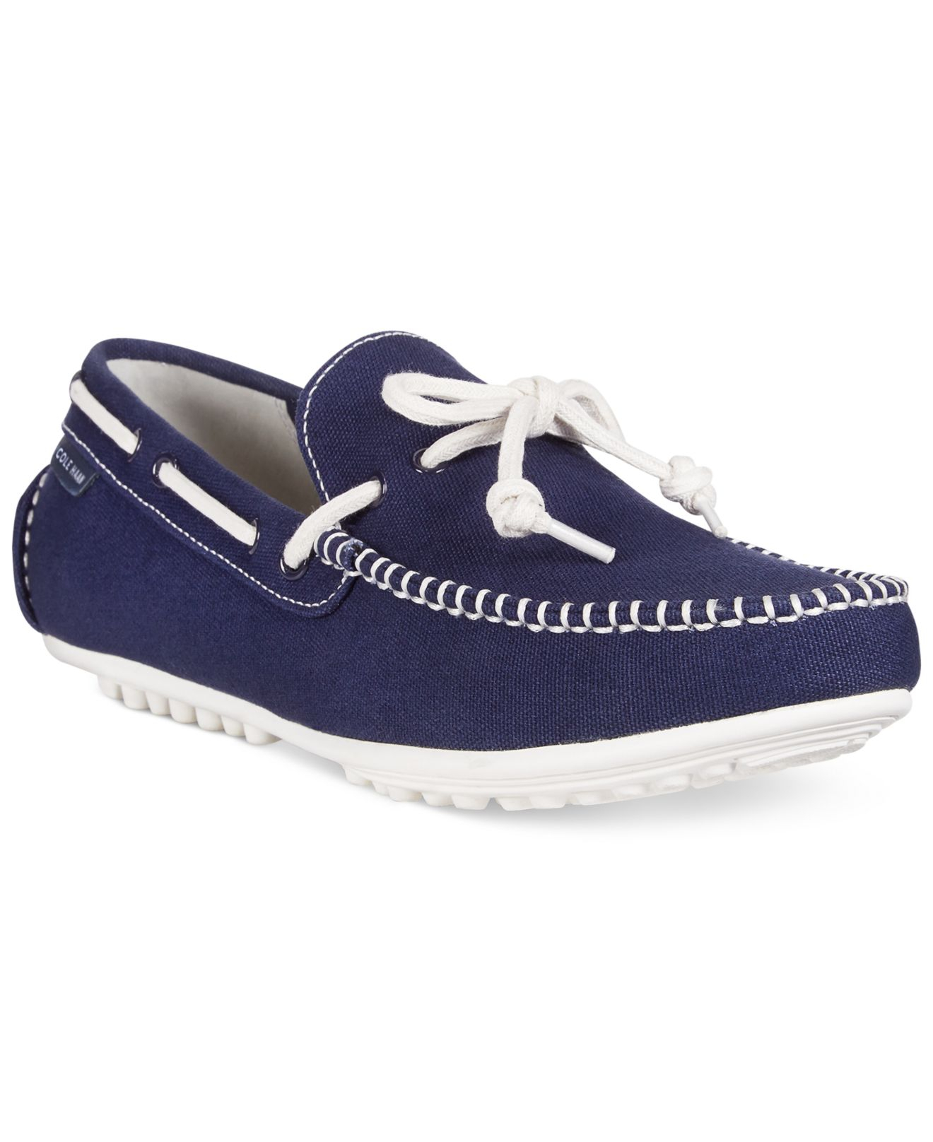 Lyst Cole Haan Grant Escape Oxford Boat Shoes in Blue