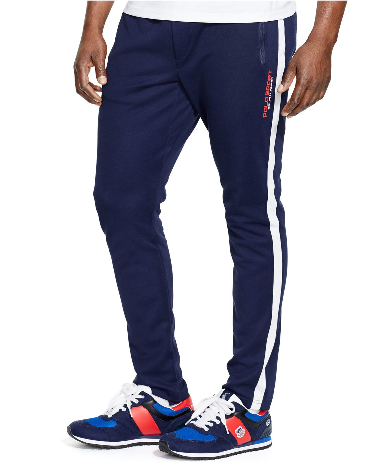 Polo ralph lauren Polo Sport Pique Track Pants in Blue for Men (French ...