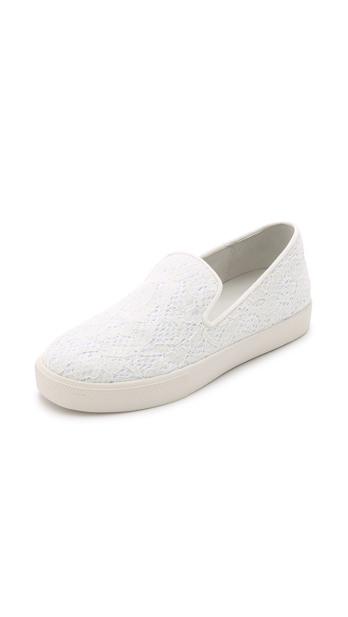 Ash Illusion Lace Slip On Sneakers - Off White in White - Lyst