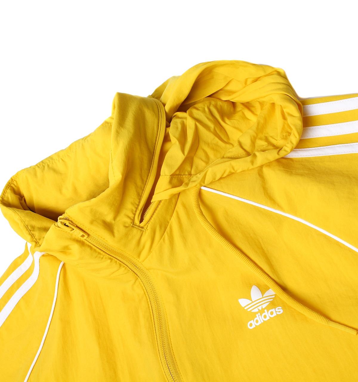 yellow adidas windbreaker jacket