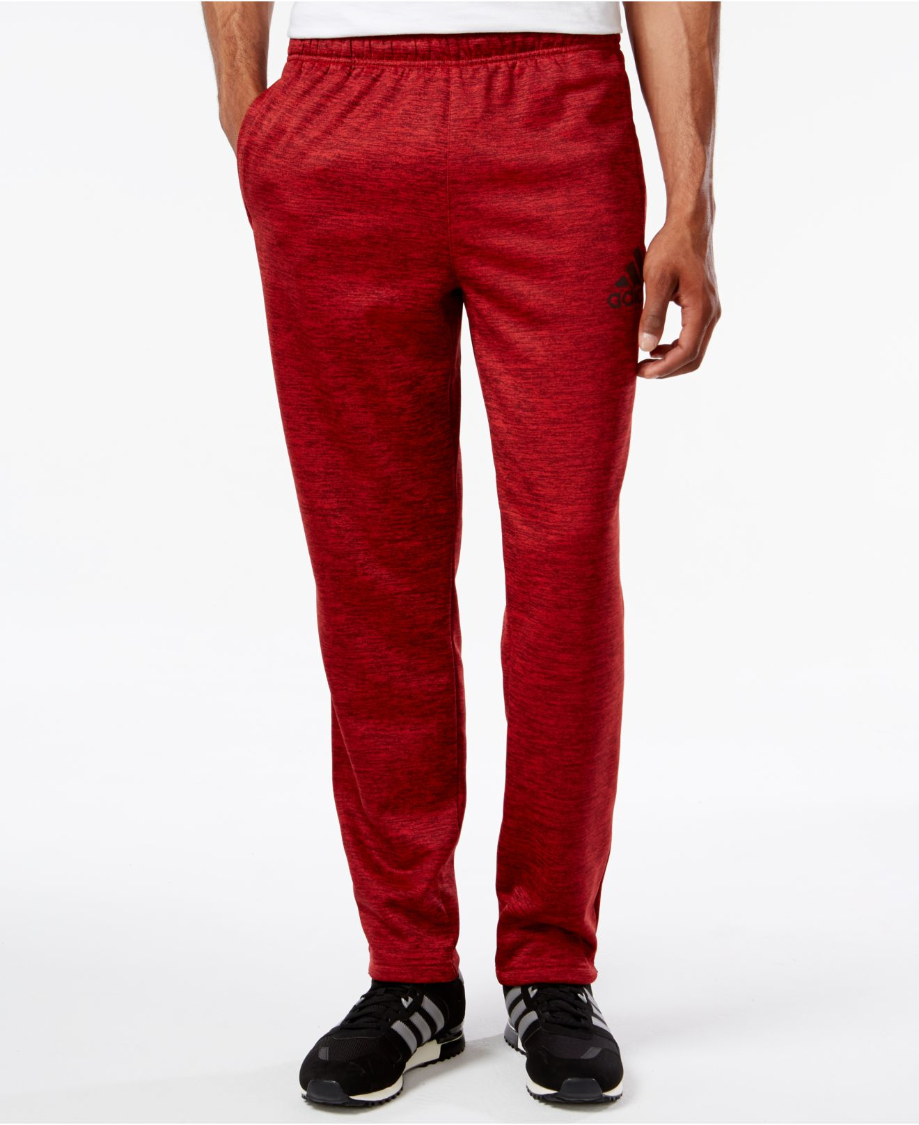 Adidas Climawarm Tech Fleece Sweatpants in Red for Men (Scarlett ...