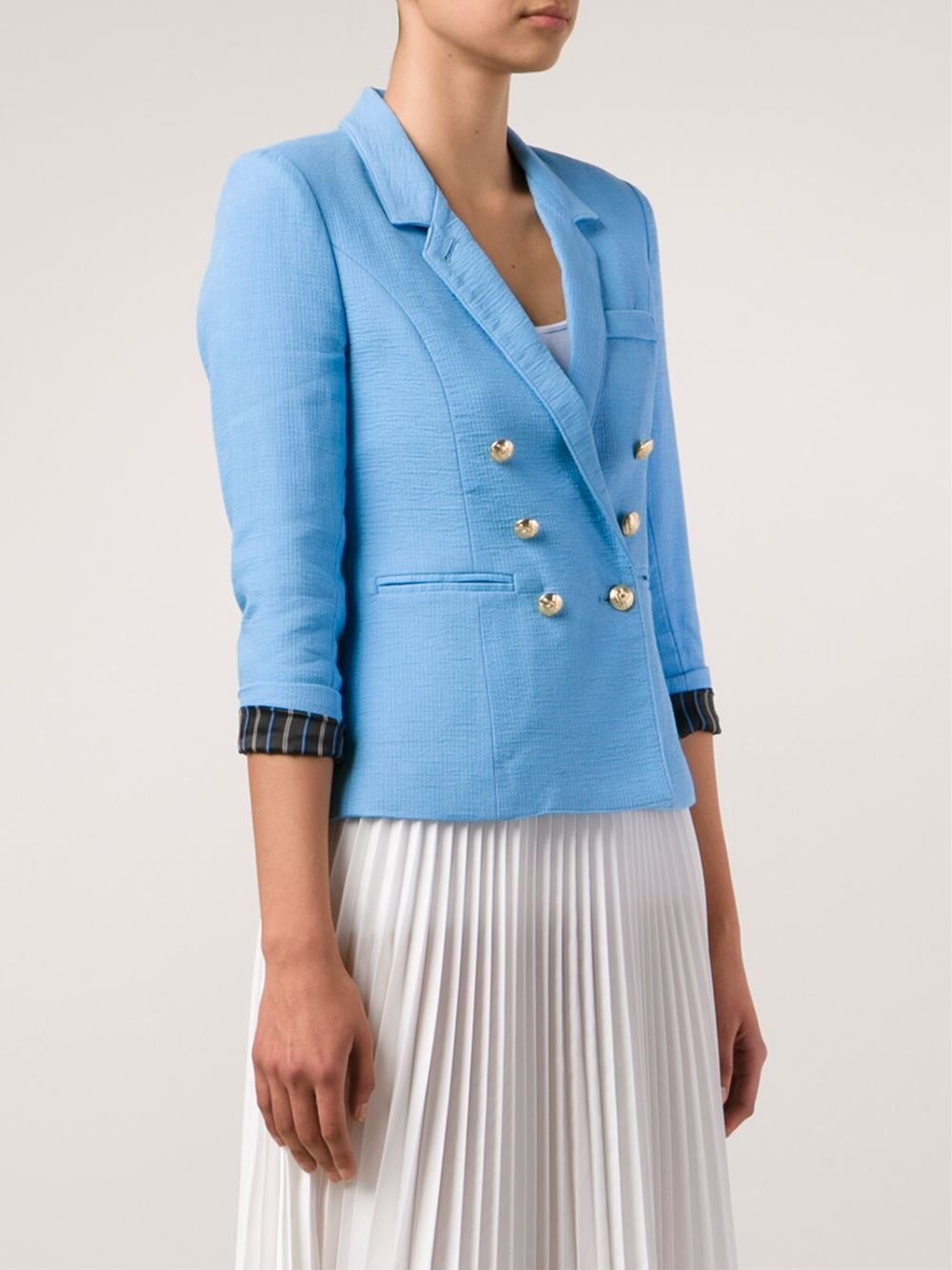 Lyst - Smythe Double Breasted Blazer in Blue