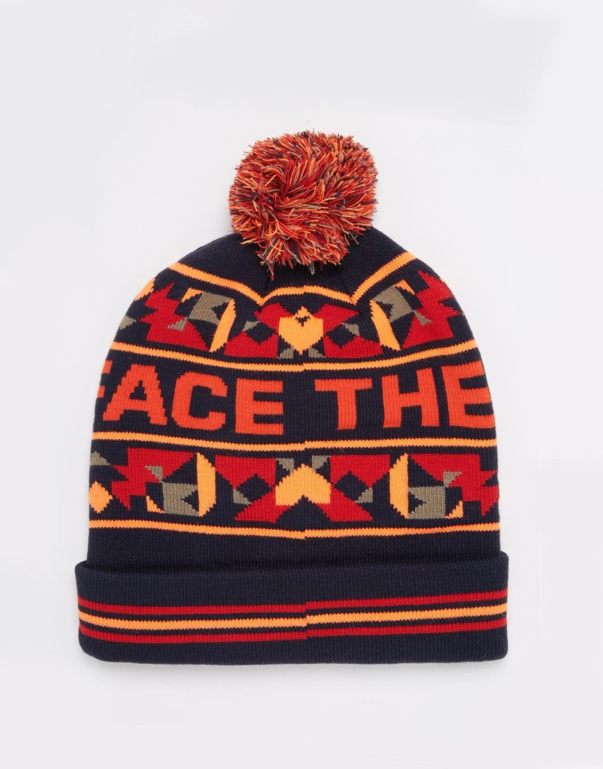 north face mens bobble hat