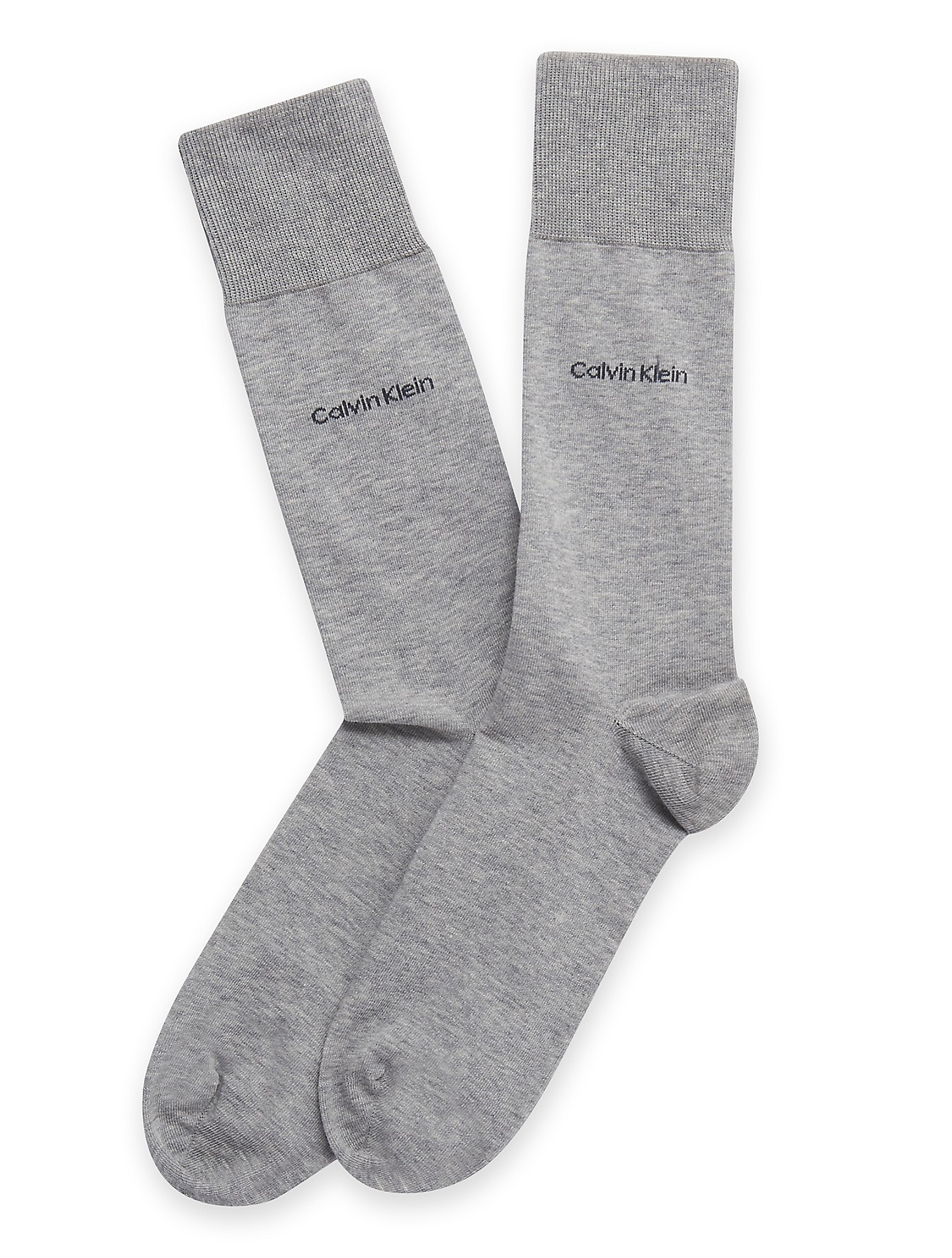 Calvin klein White Label Egyptian Cotton Flat Knit Socks in Gray Lyst