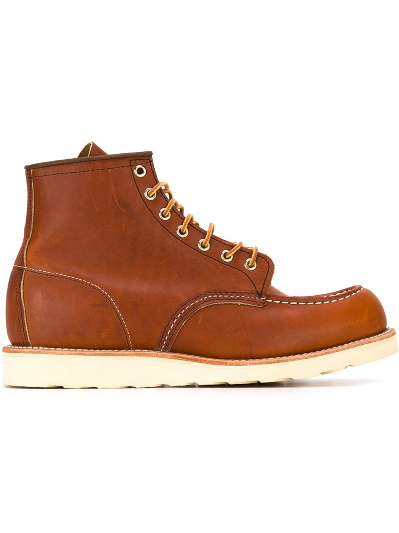 Download Red wing Inch Mock Boots in Beige for Men (BROWN) | Lyst