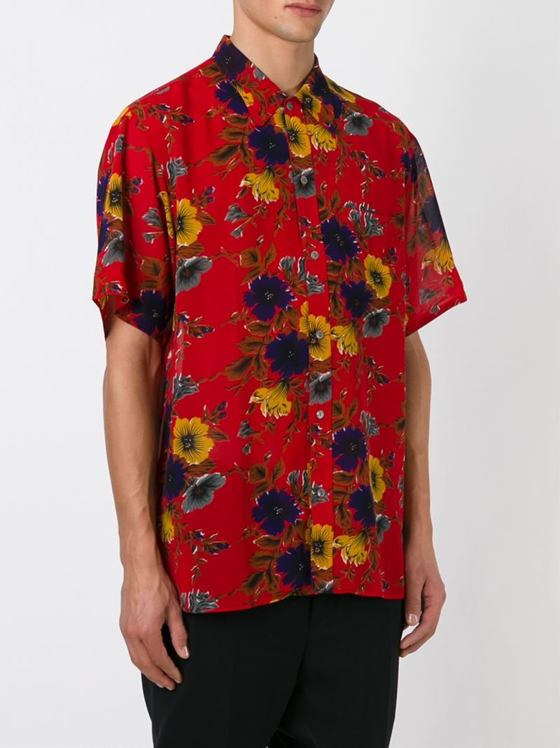 Lyst - Jean Paul Gaultier 'junior Gaultier" Short Sleeve Shirt in Red for Men