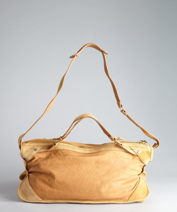 celine large brown leather bag  