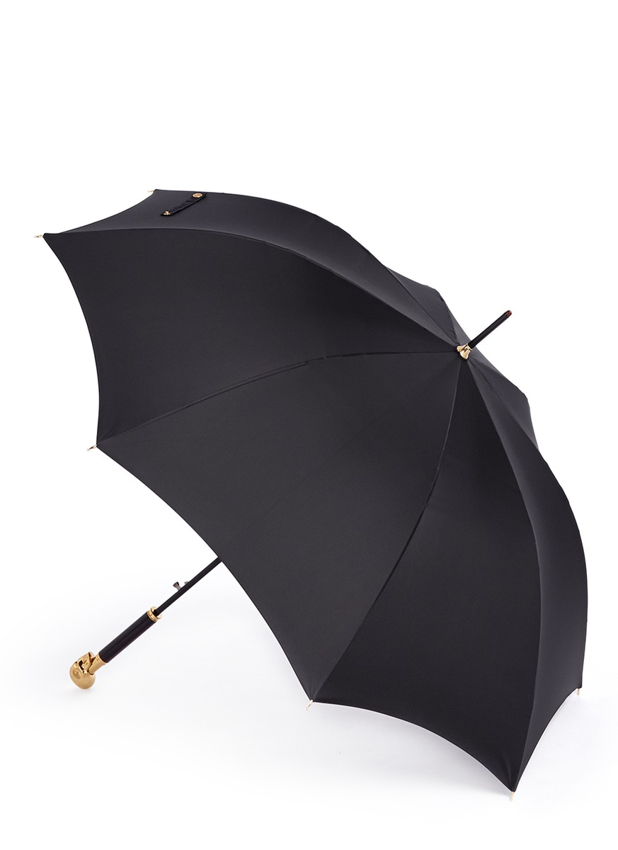 Lyst Alexander Mcqueen Skull Handle Umbrella in Black
