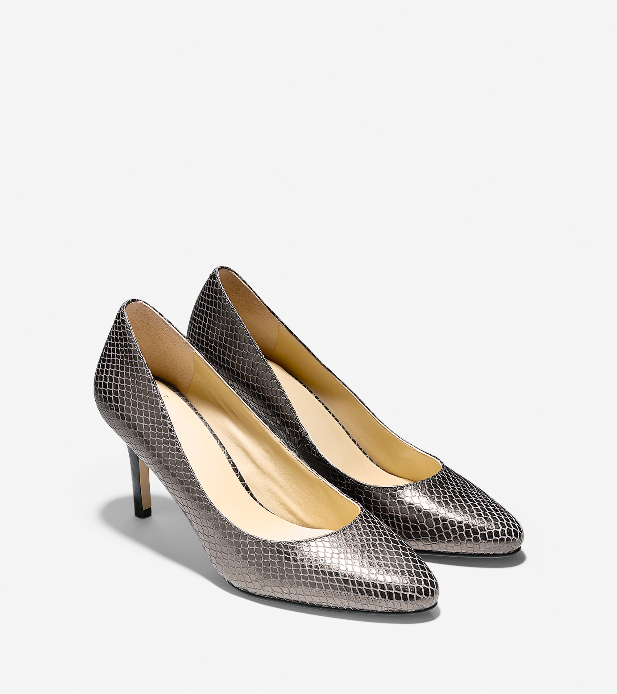 cole haan snakeskin pumps
