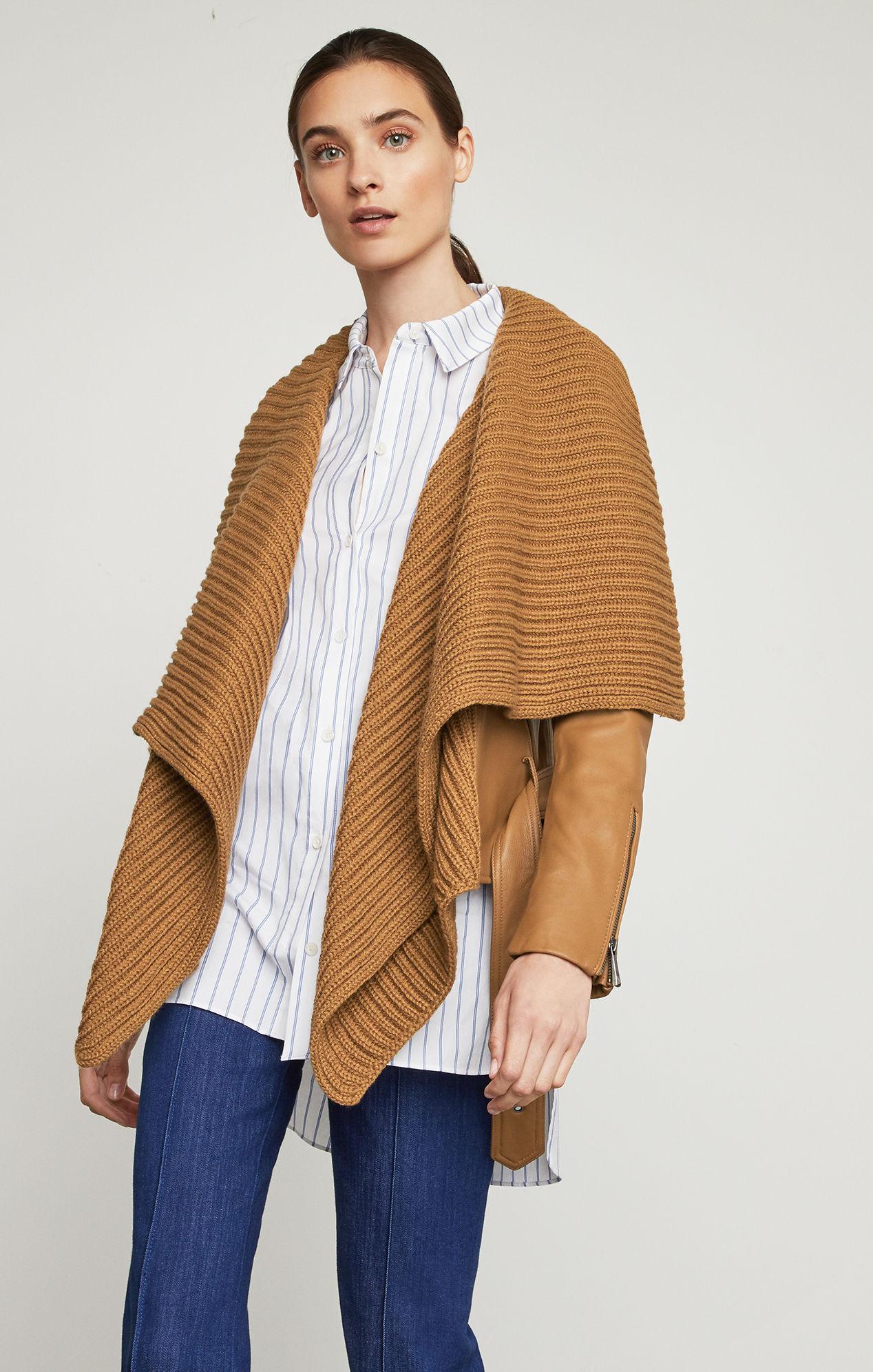 Lyst Bcbgmaxazria Bcbg Gianna Leather Jacket Gallery