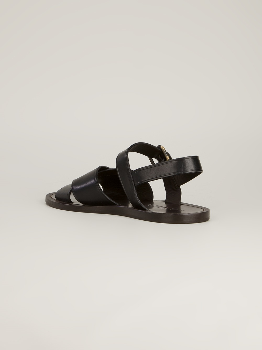 black roman sandals