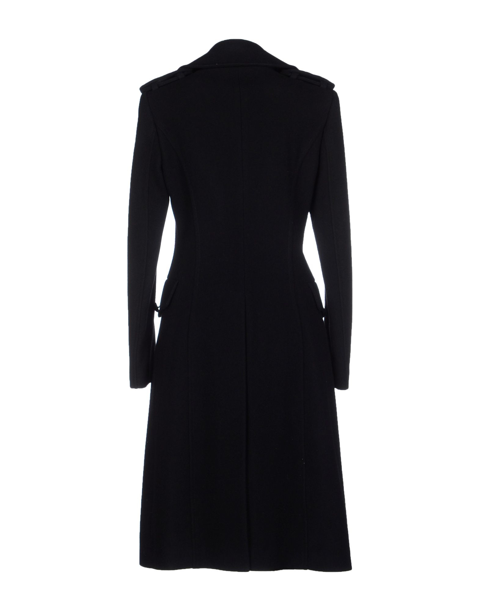 Lyst - Balmain Coat in Black