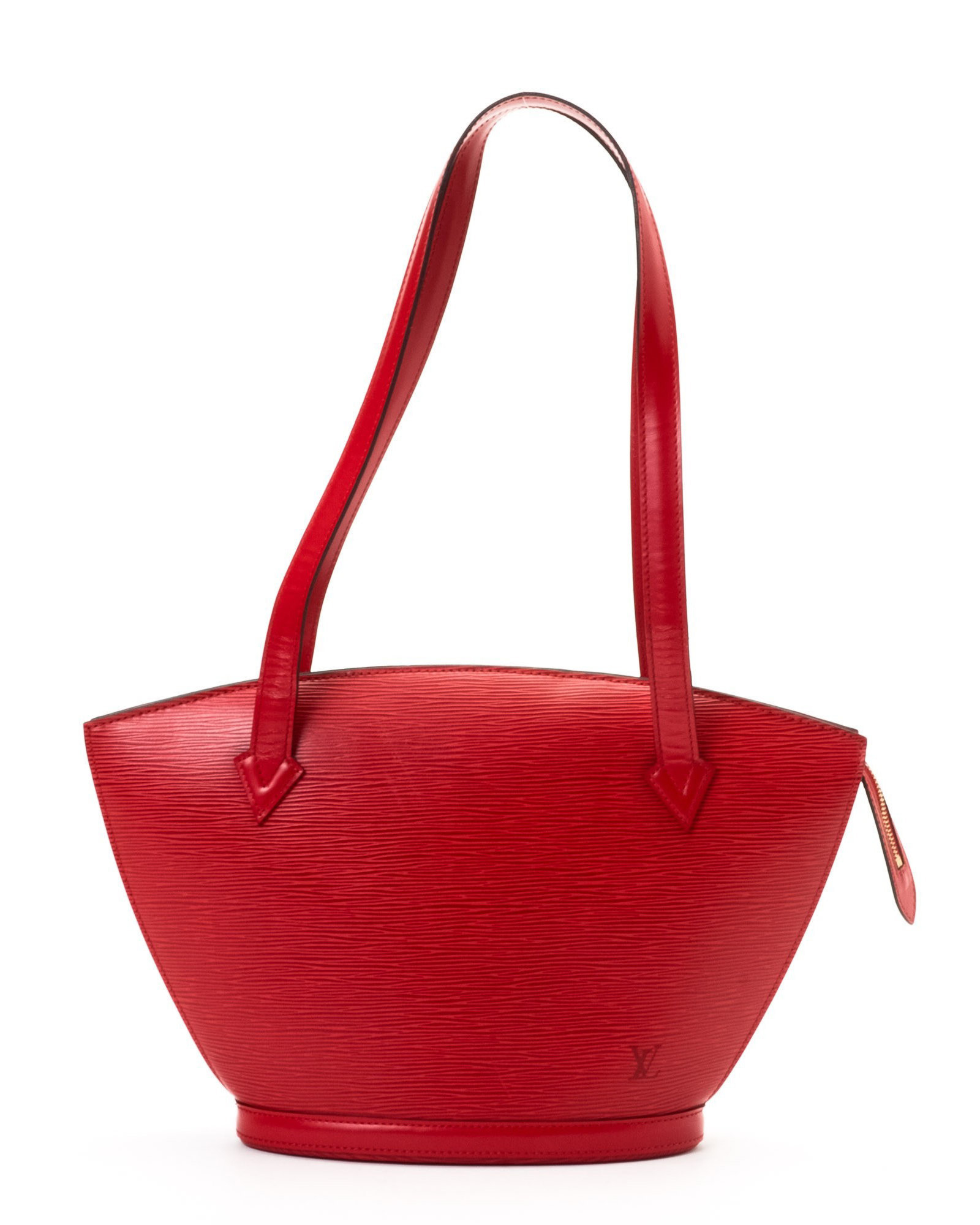 Lyst - Louis Vuitton Red Tote Bag - Vintage in Blue