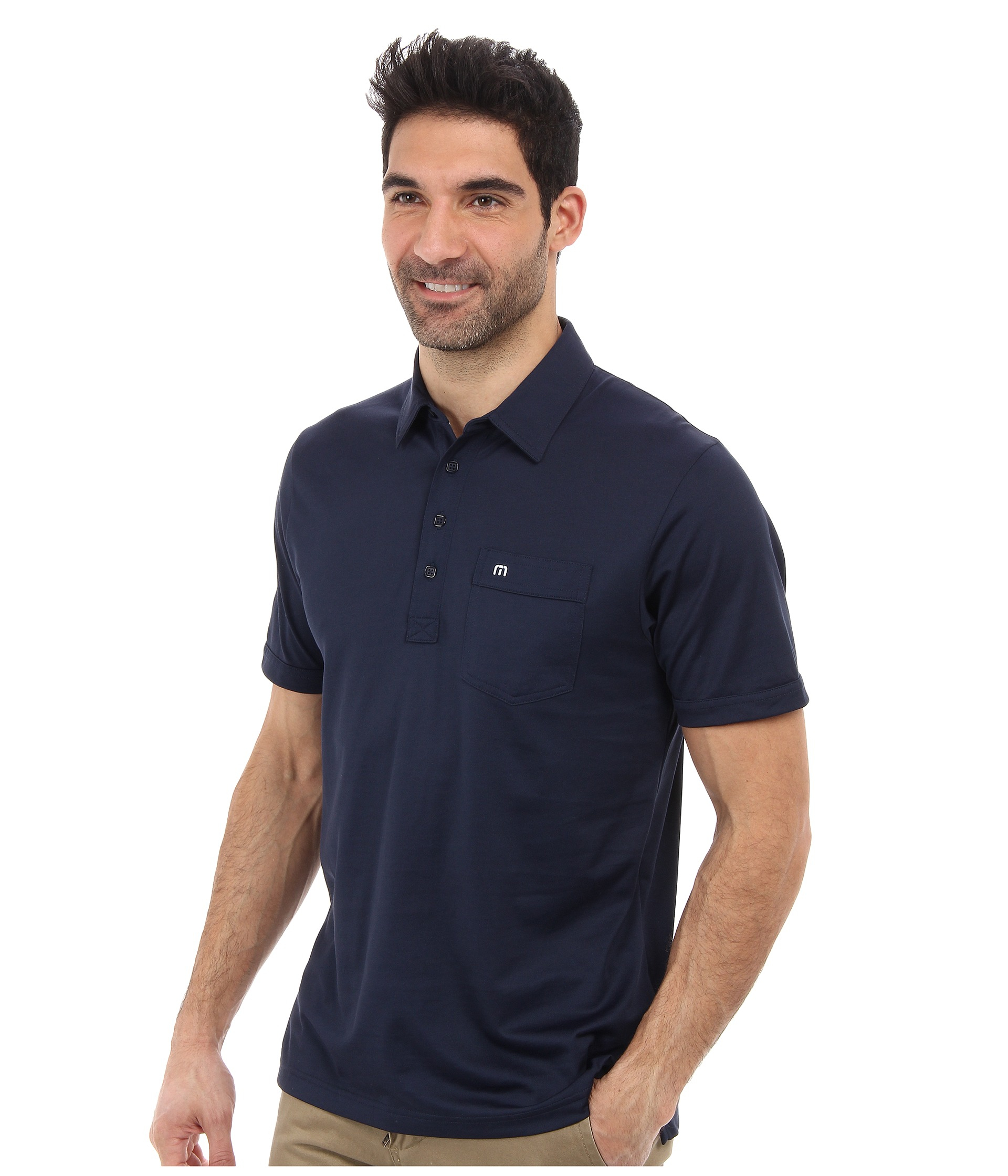 Travis mathew Og Ss Polo in Blue for Men | Lyst