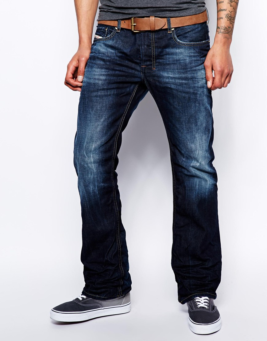 Diesel Jeans Zatiny 831Q Bootcut Fit Dark Wash in Blue for Men | Lyst