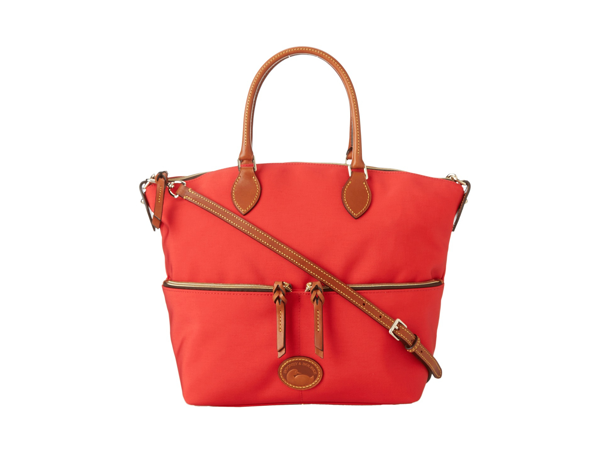 dooney red satchel