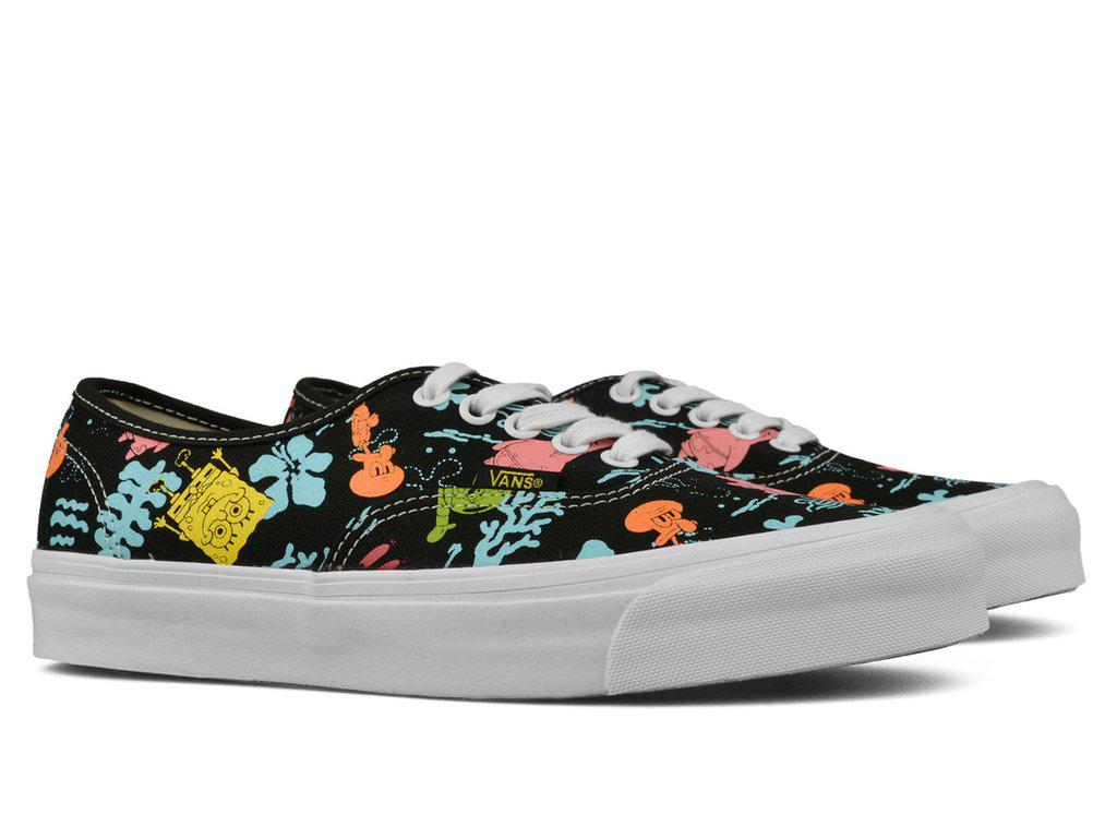 blue spongebob vans
