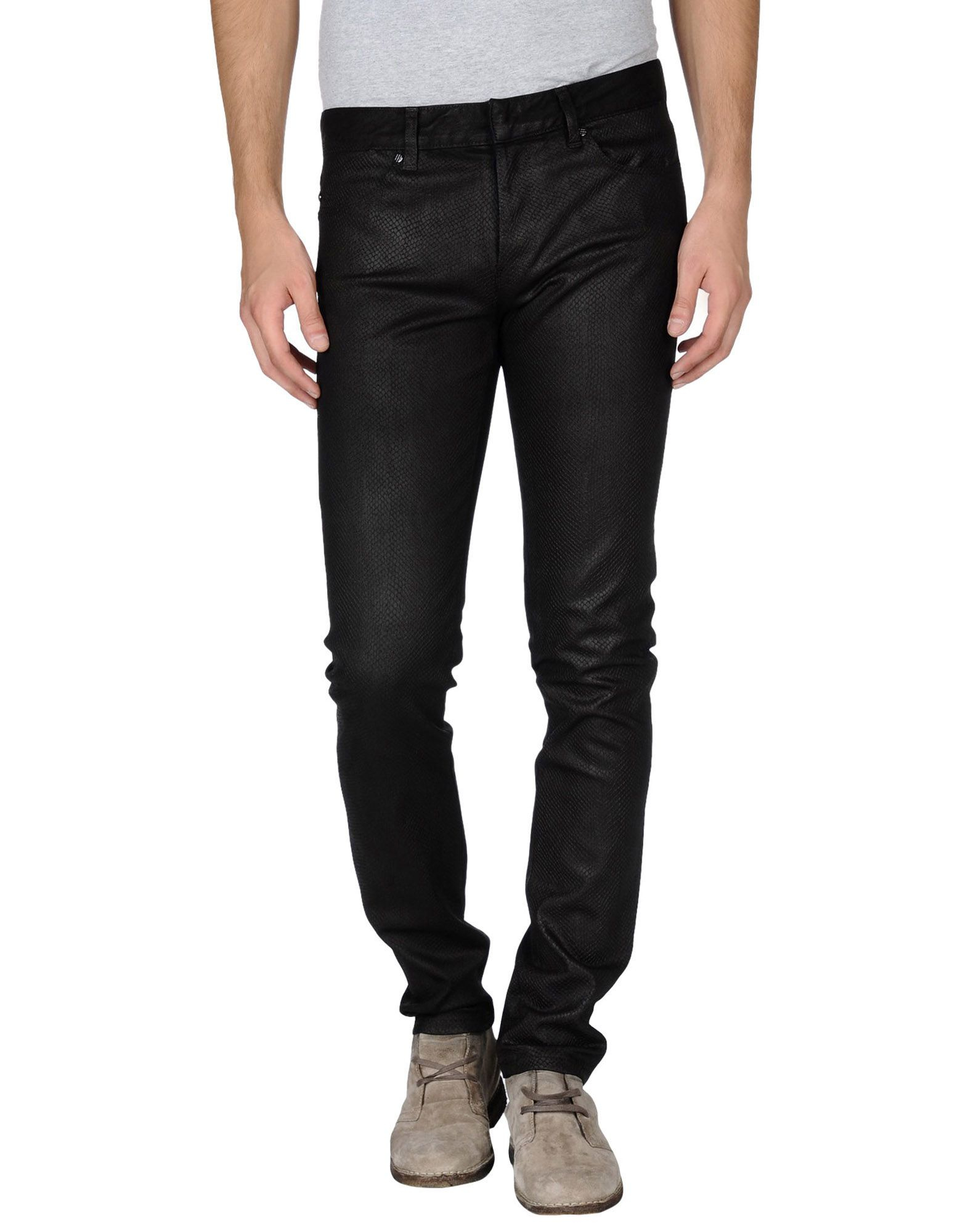 Lyst - Roberto Cavalli Denim Pants in Black for Men