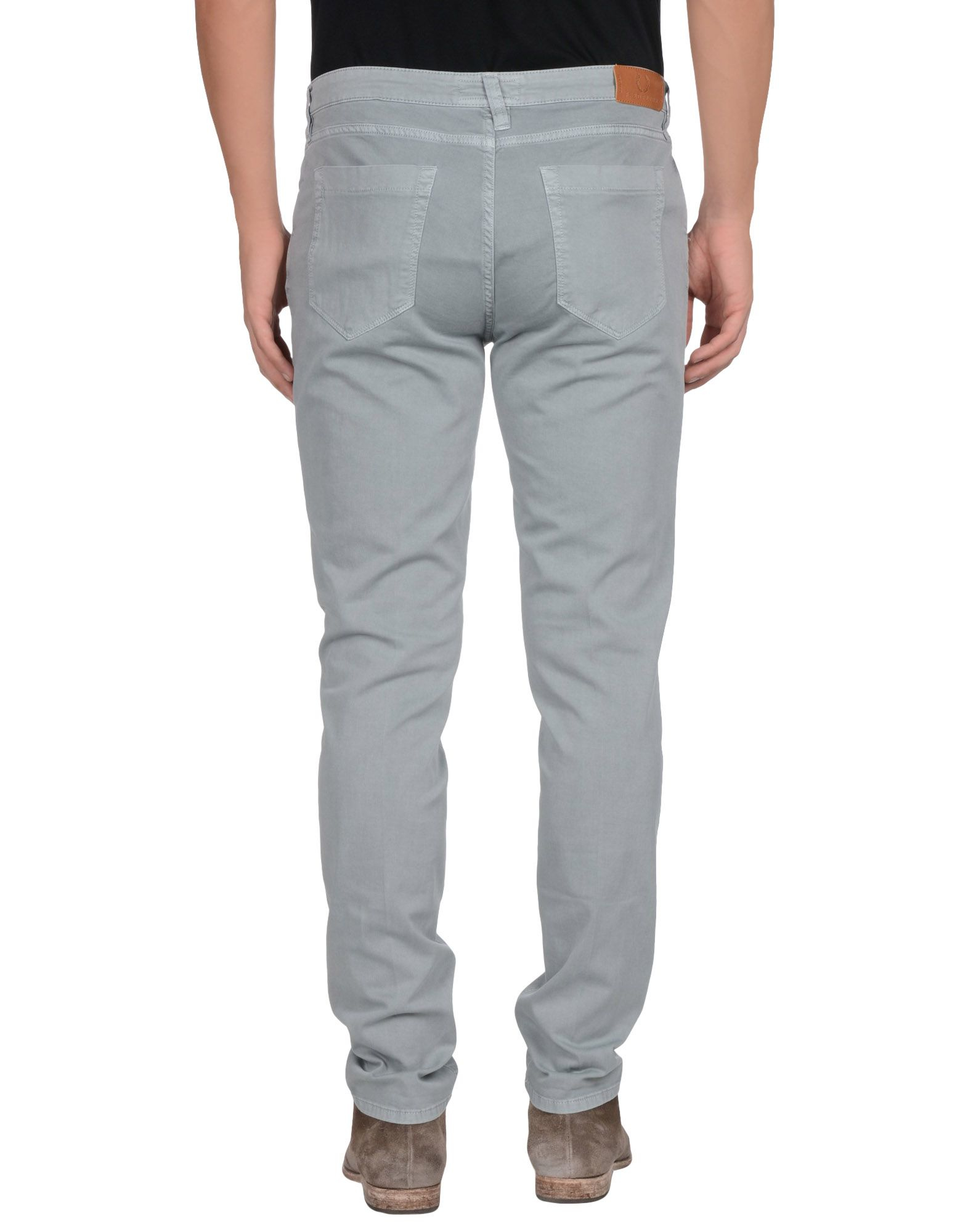 Lyst - Fred Perry Denim Trousers in Gray for Men