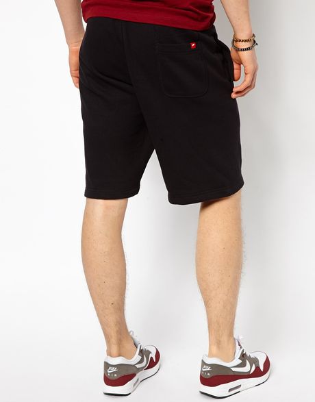 Nike Logo Sweat Shorts in Black for Men (Blackorange) | Lyst