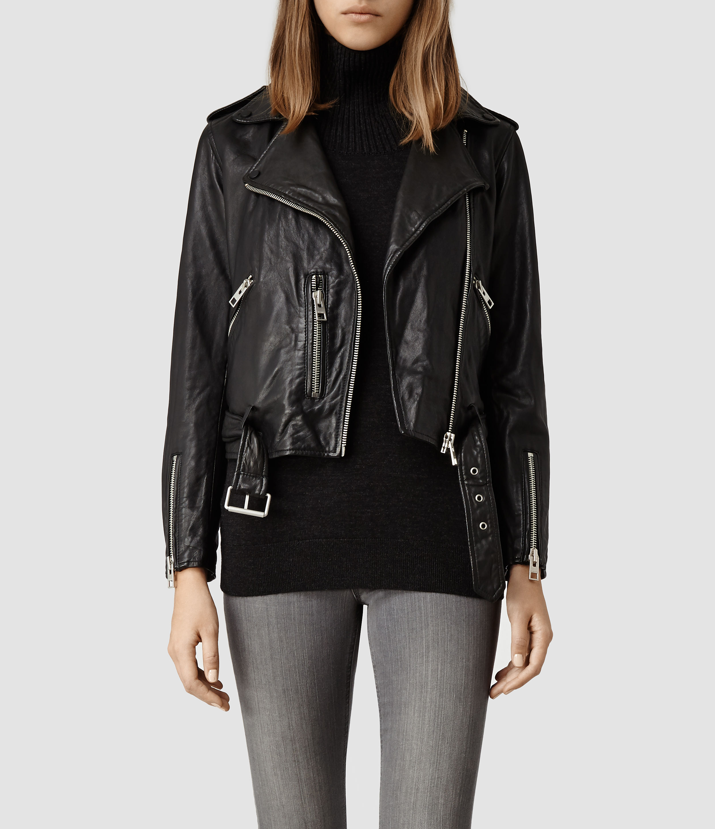 all saint balfern leather jacket