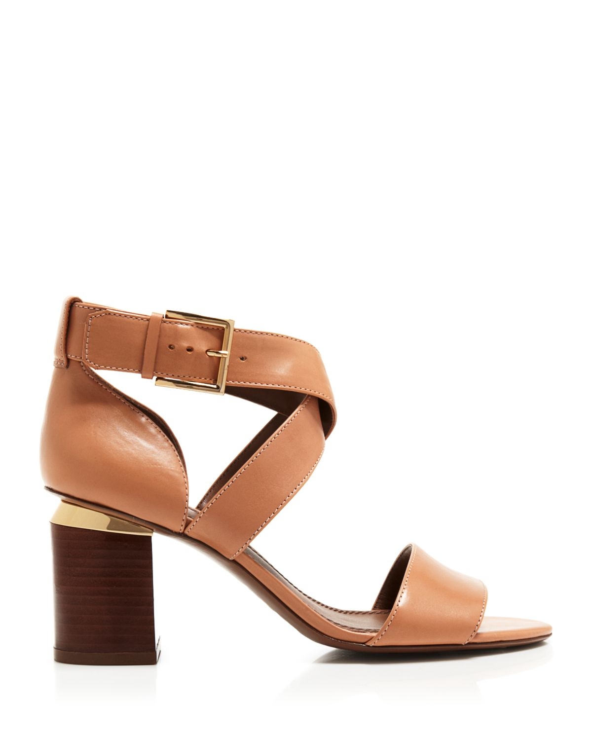 Lyst - Tory Burch Ankle Strap Sandals - Jones Criss Cross City in Brown Gallery