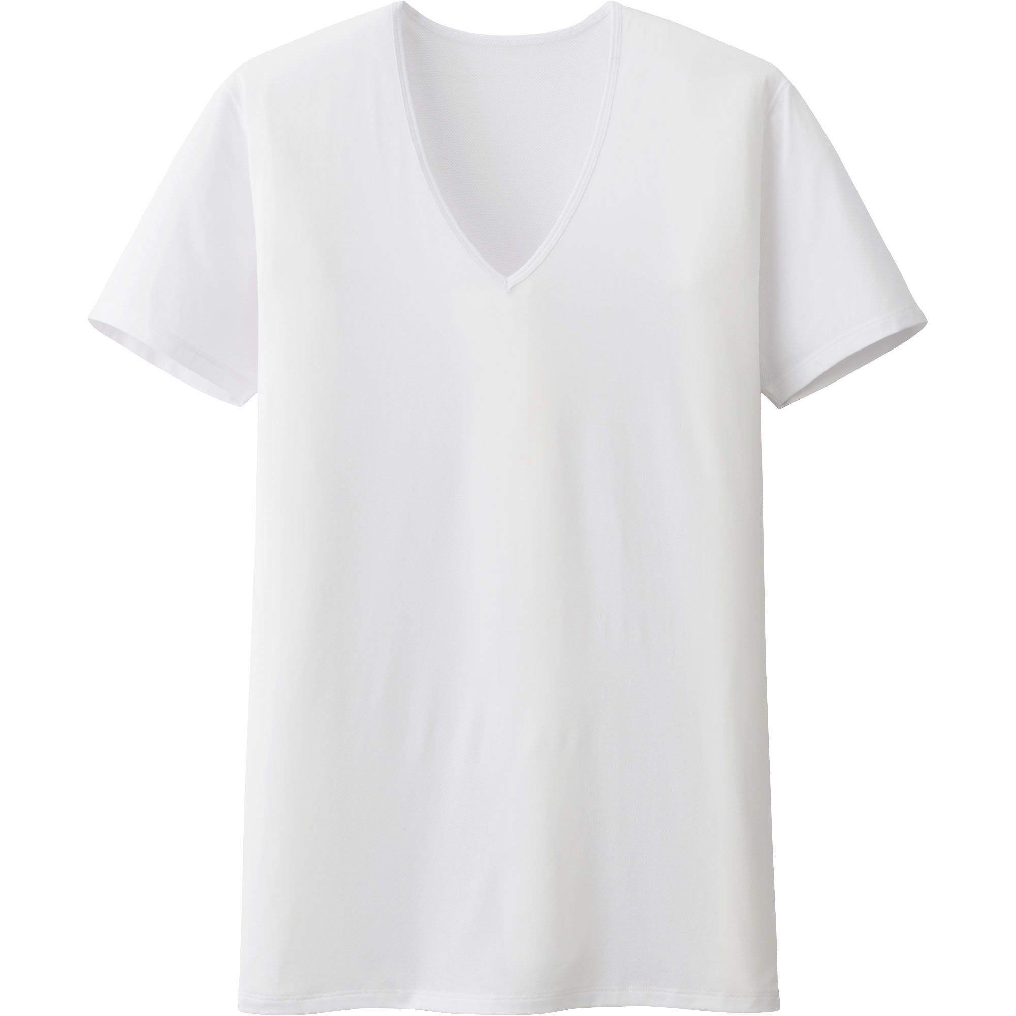 Uniqlo Men Airism Mesh V Neck T-shirt (short Sleeve) in White for Men
