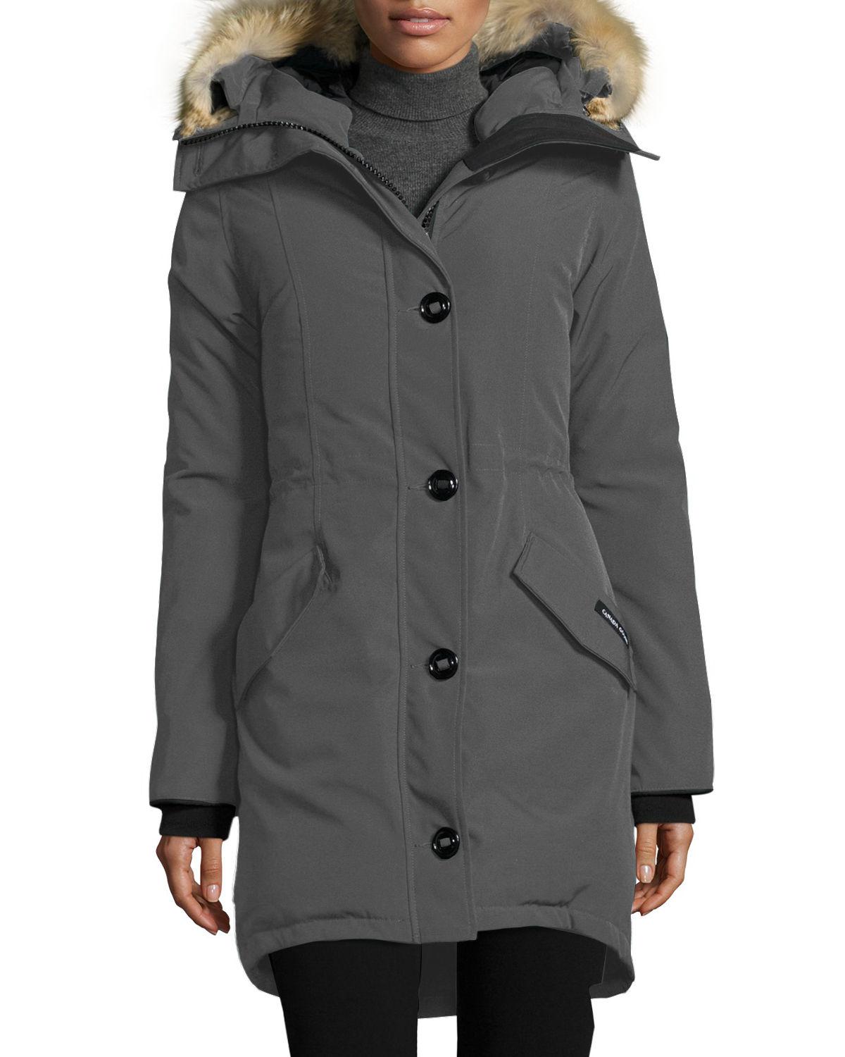 canada goose rossclair fur trim down parka canada goose rossclair fur trim down parka